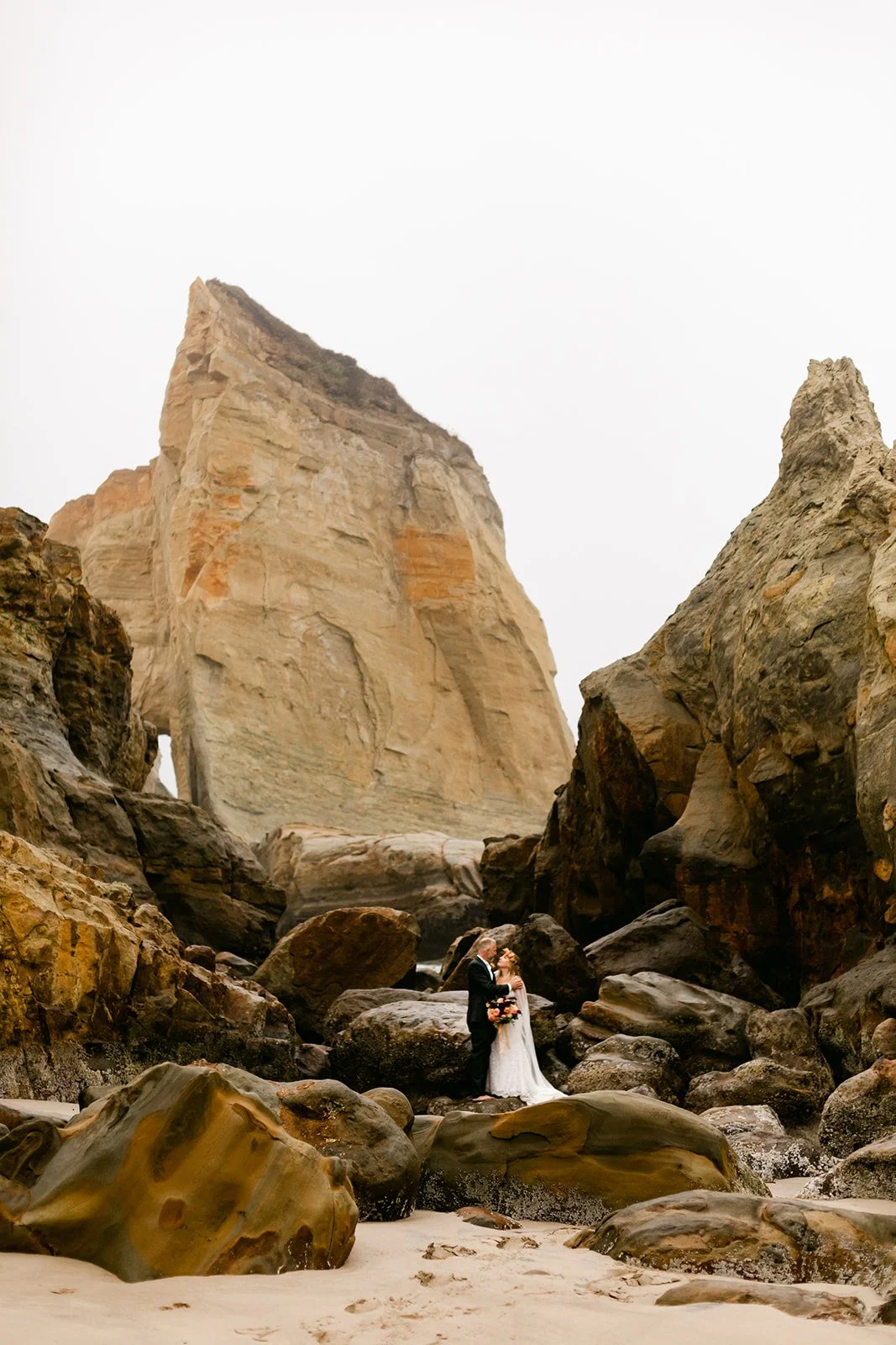 The Fog, the Dunes, and the Bonfire: A Pelican Brewing Wedding in Pacific City, Oregon