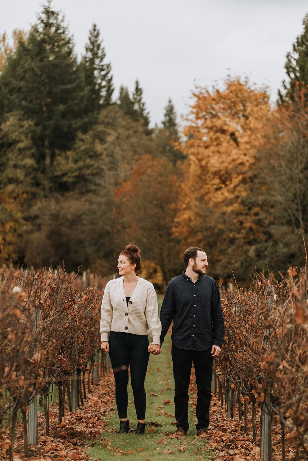 She Said Yes in the Vineyard | A Fall Proposal at Windy Hills Winery, Washington