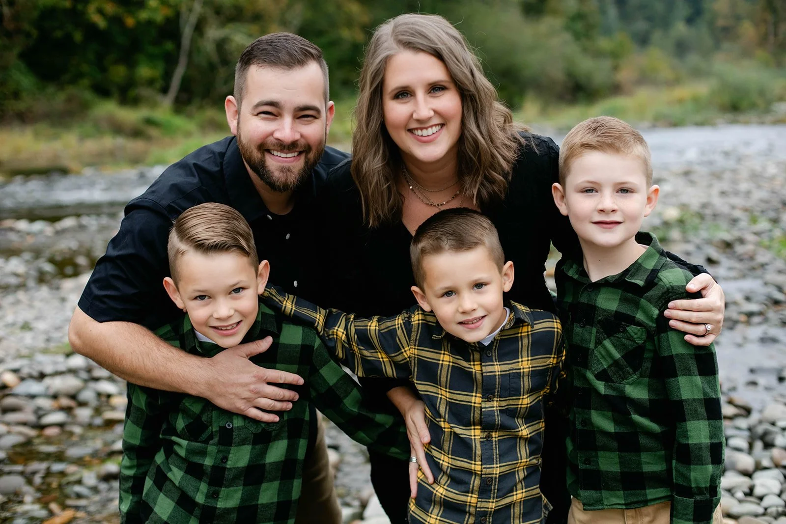 Jennifer, Jake &amp; The Boys | Family Photos at Daybreak Regional Park in Battle Ground, Washington