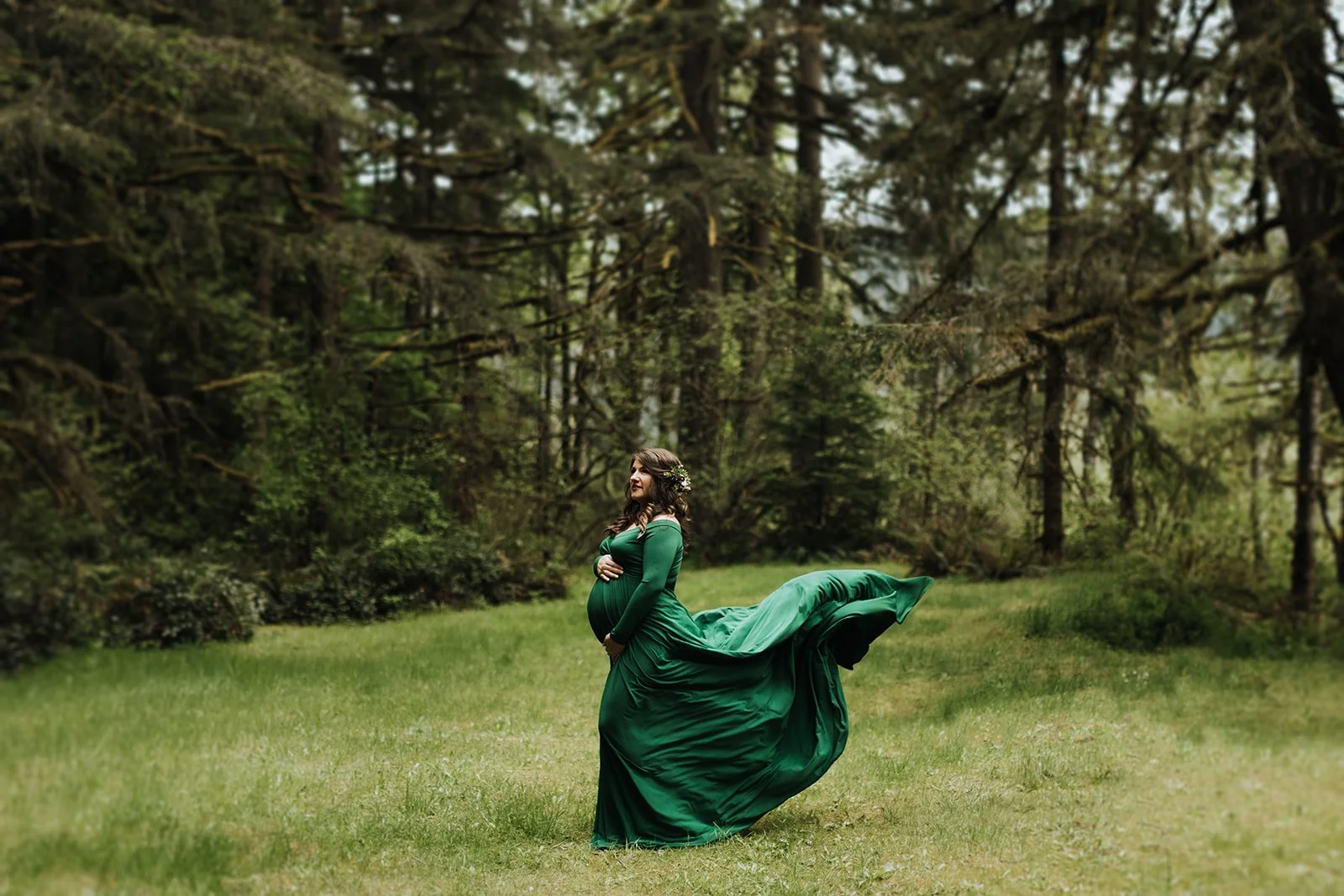 Roll for Cuteness | Chantal &amp; Evan's Maternity Session at Oxbow Regional Park, Oregon