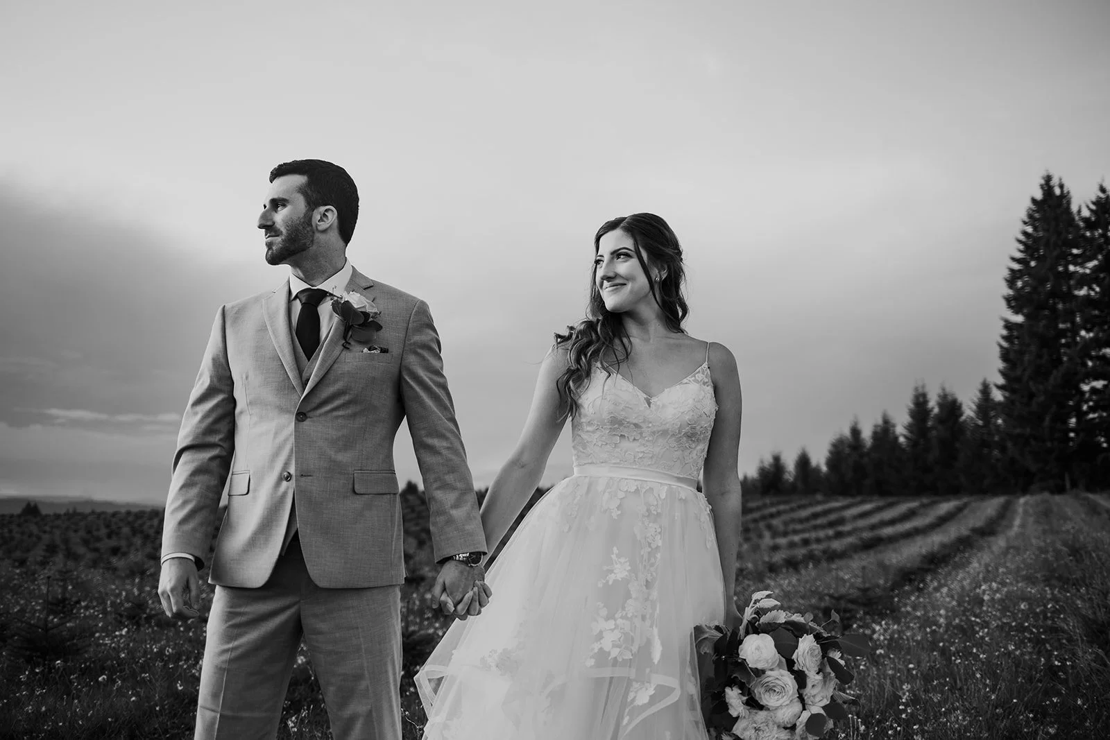 Joseph &amp; Sami | Love, a Giant Bridal Party, and a Dramatic Sky at Wonser Woods