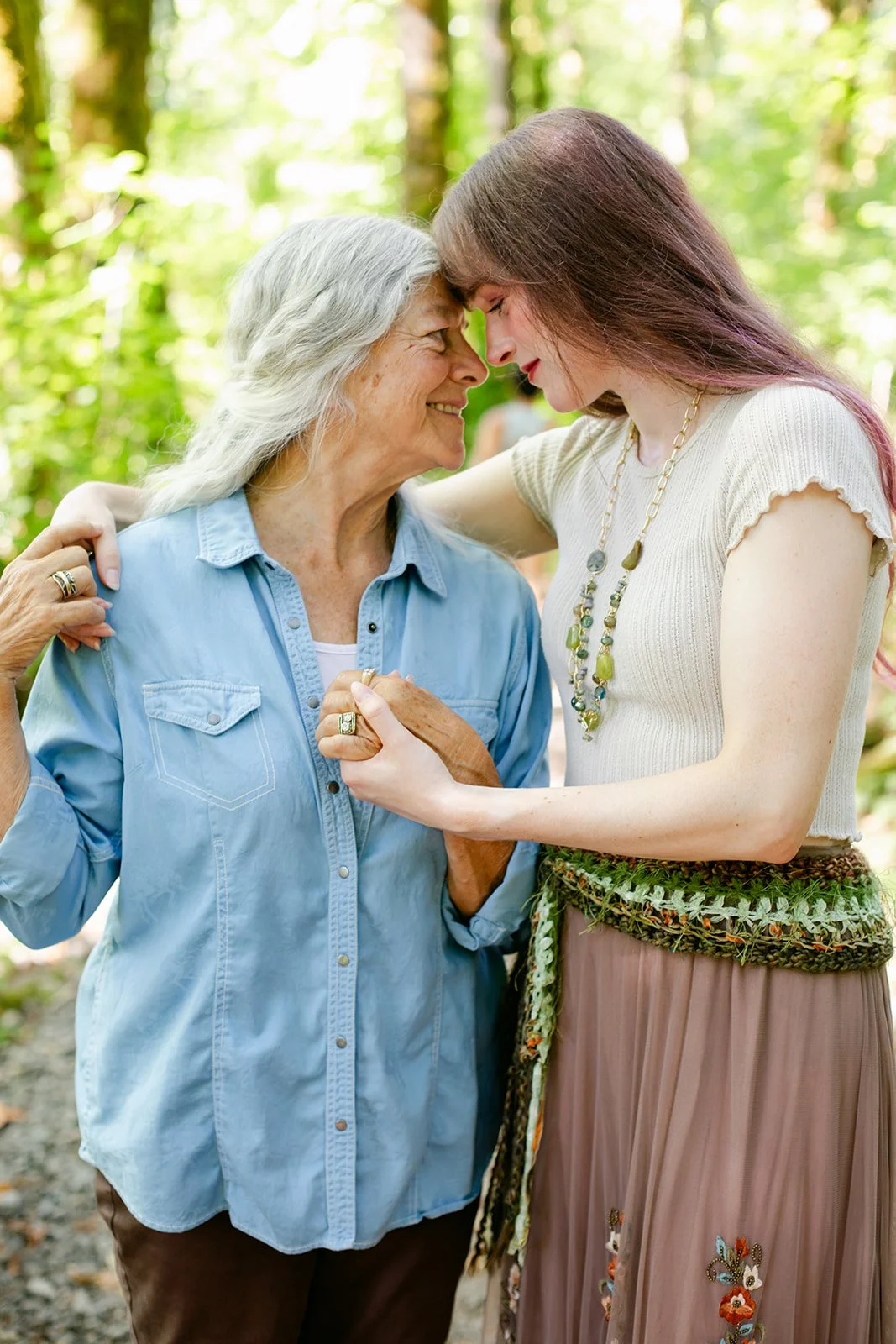 For Your Favorite Person | A Grandmother &amp; Granddaughter Session at Tryon Creek