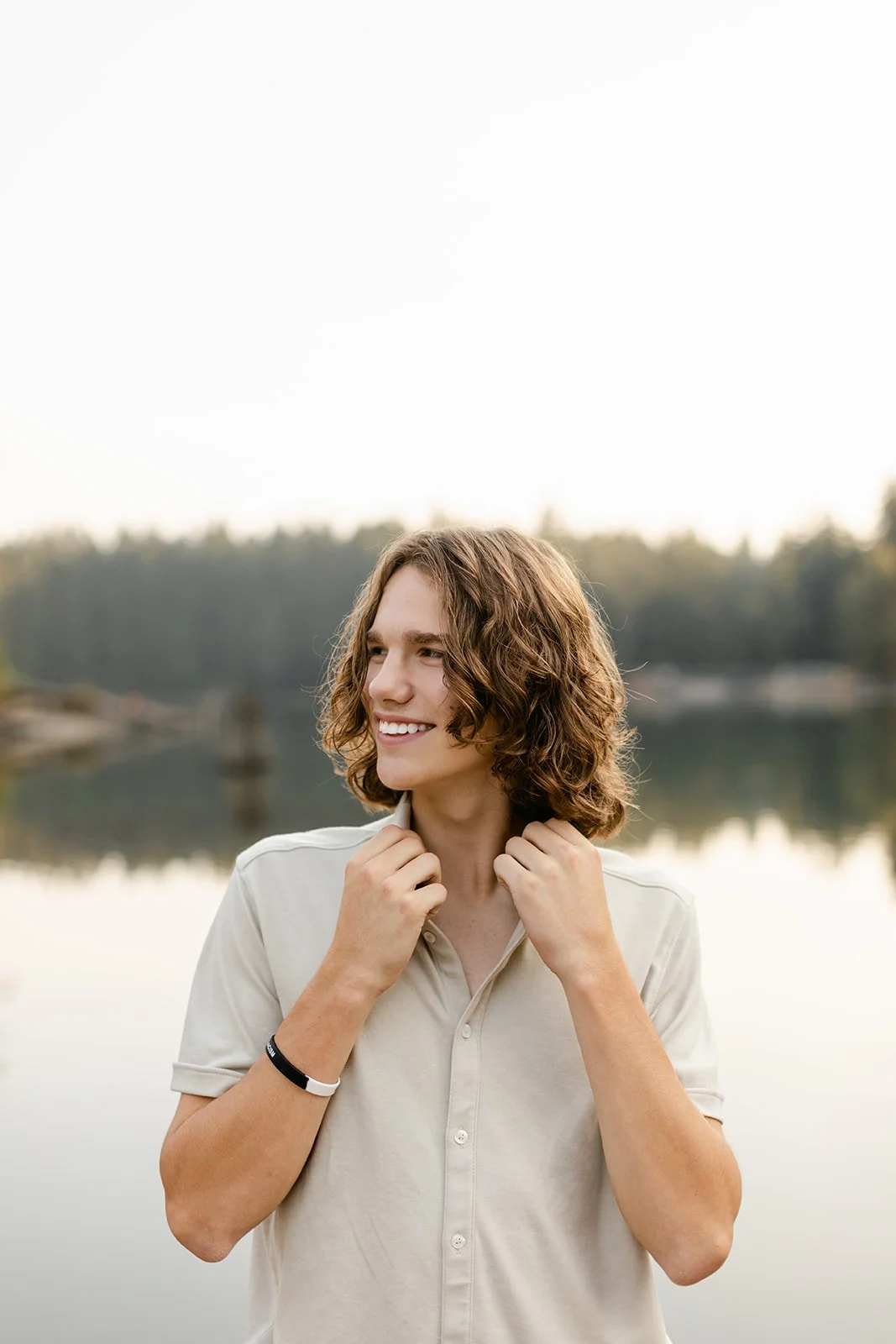 JP | Senior Photos at Lacamas Lake and the Liberty Theater, Camas, Washington