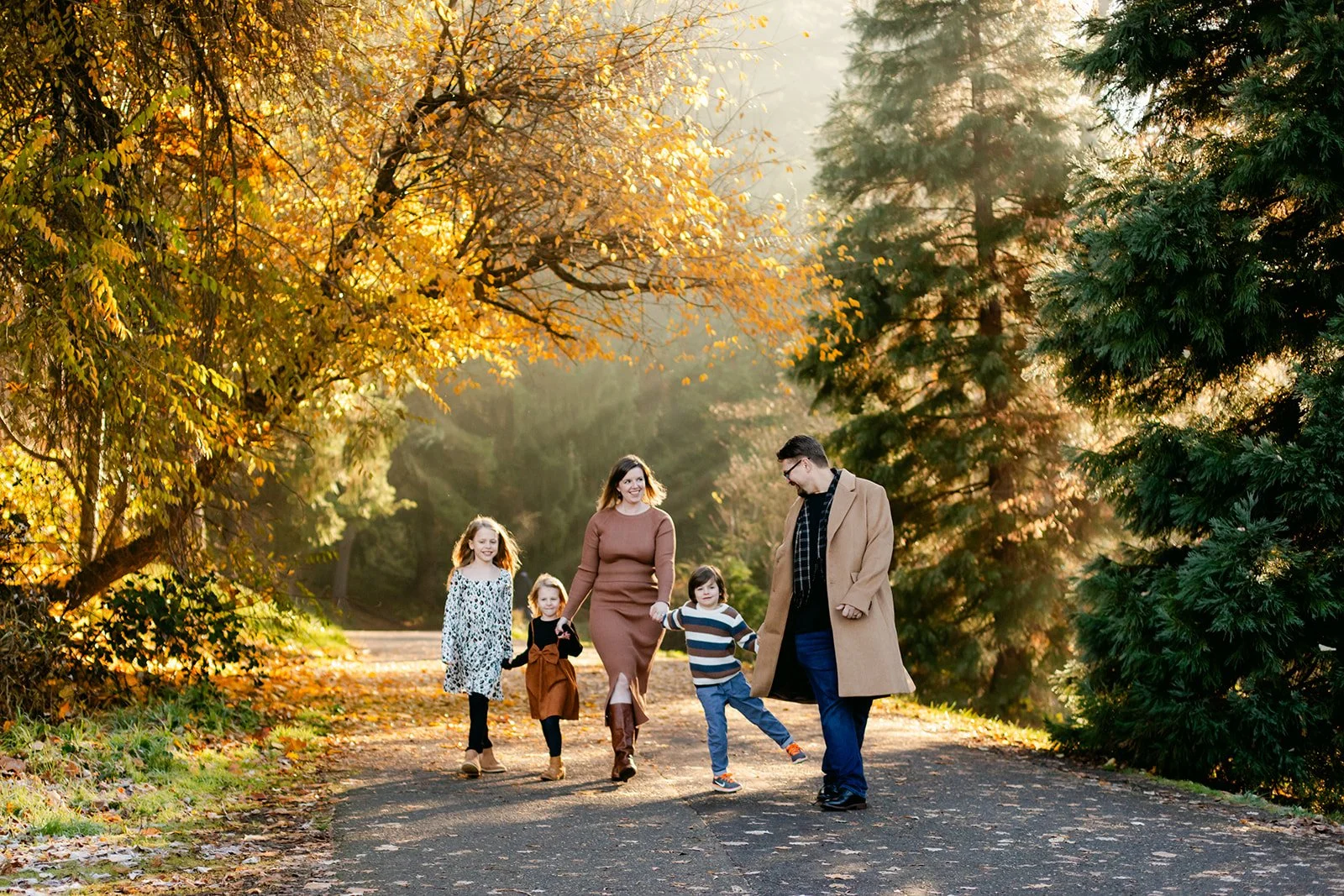Golden Hour at Mount Tabor | Portland Family Photography