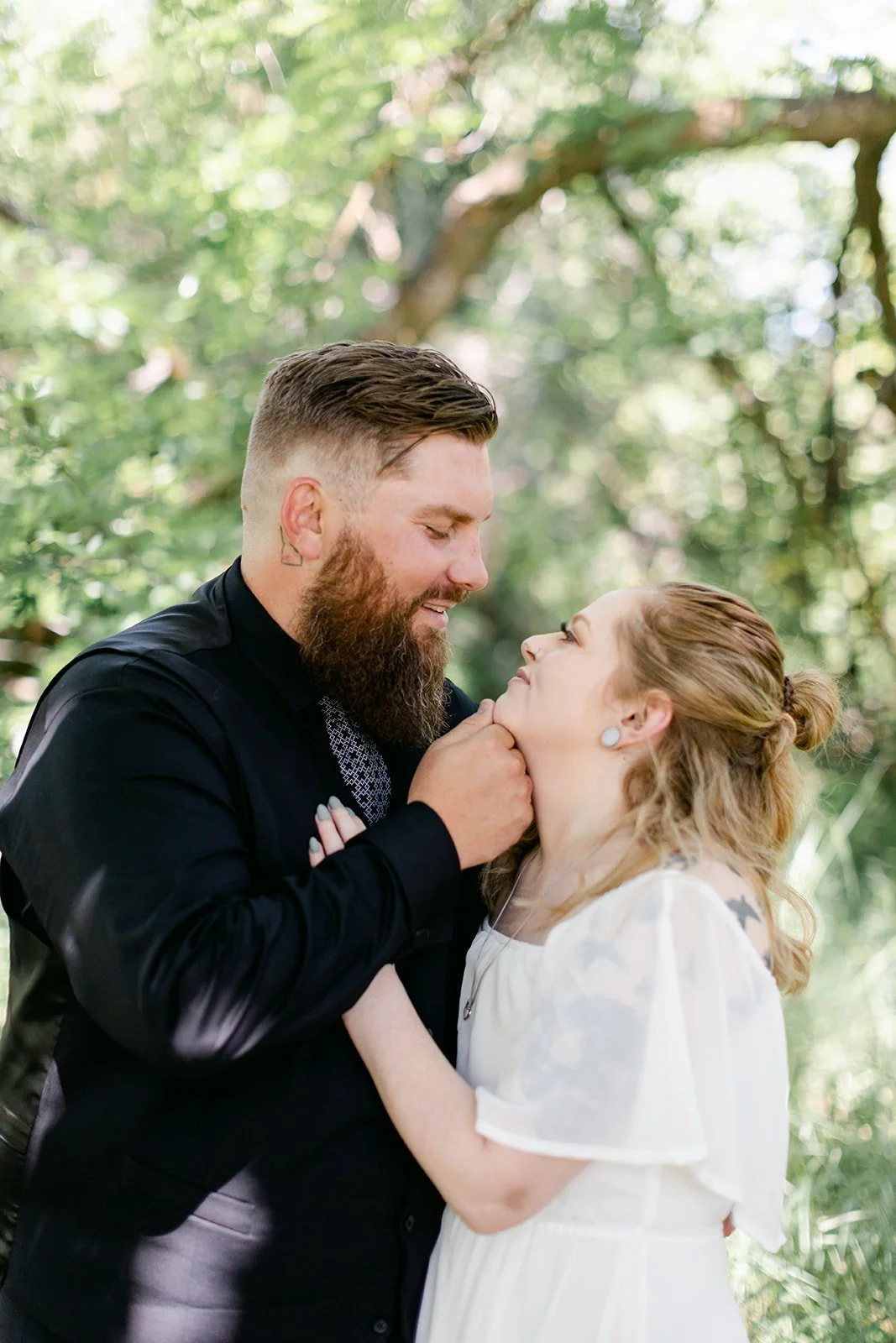 Just the Two of Them (and a Really Cute Toddler) — Nate &amp; Caitlan's Backyard Wedding in Nampa, Idaho
