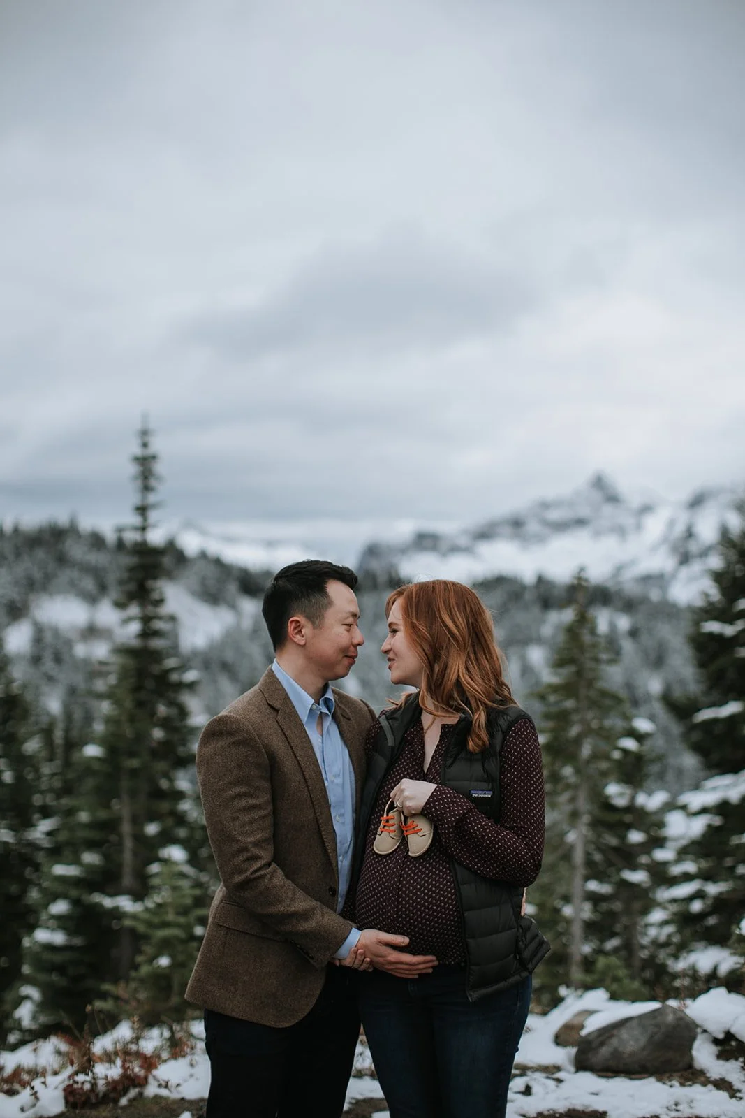 Full Circle at the Mountain | Mary + David's Maternity Session | Mount Rainier National Park