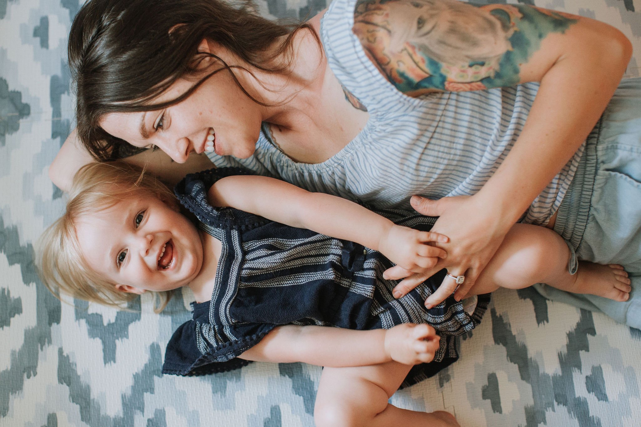 In-Home Mother and Daughter Session in Nampa, Idaho | Kimberly and Penelope