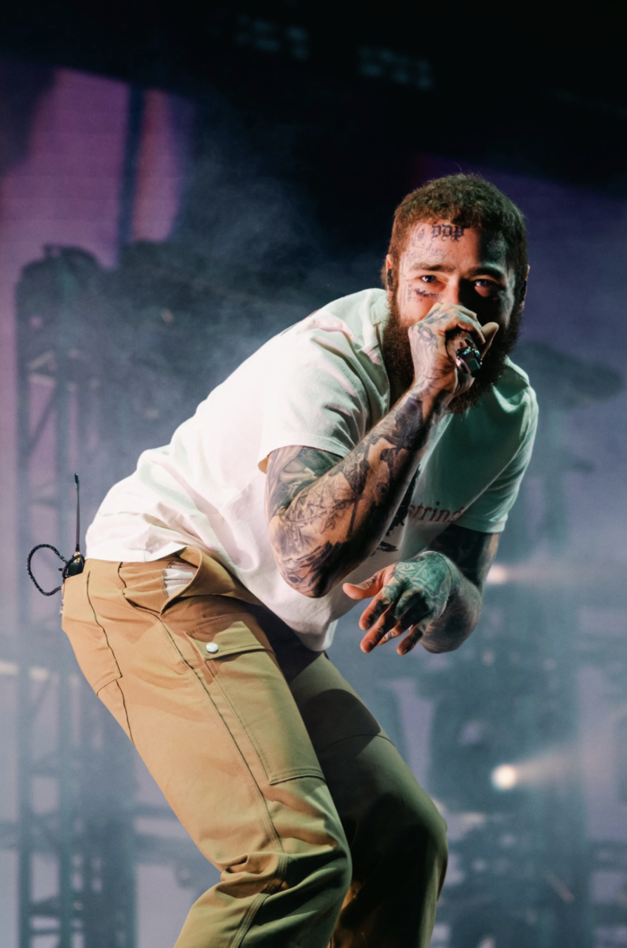 Photograph of Post Malone taken by Leah Flores of Rare Day Photo, a photography studio based in Portland, Oregon