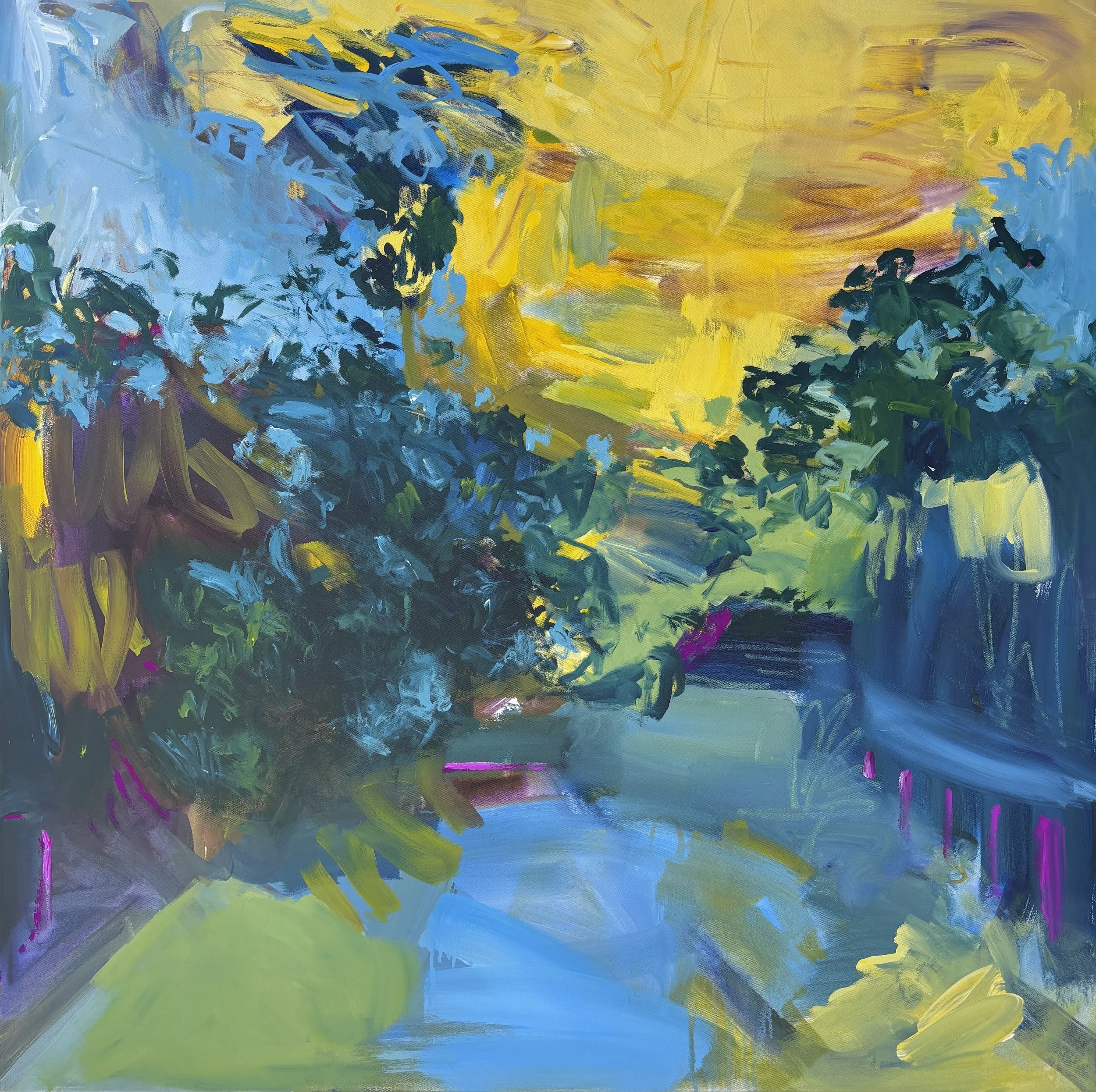 Place of the Muses - 48" x 48" - $6000