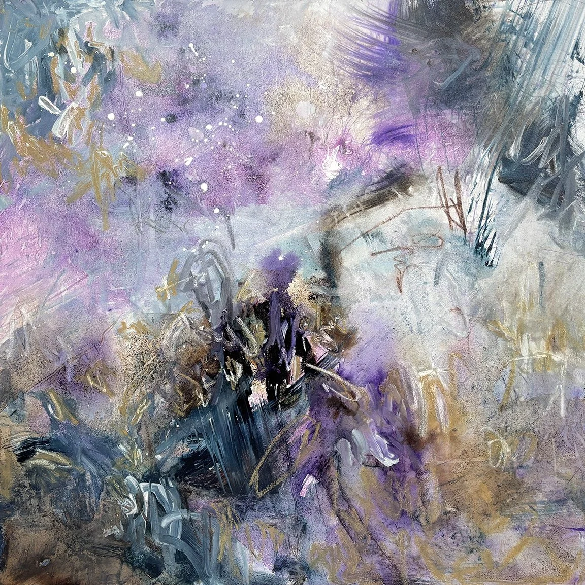 When the Veil is Thin - 40 x 40 in - $4500