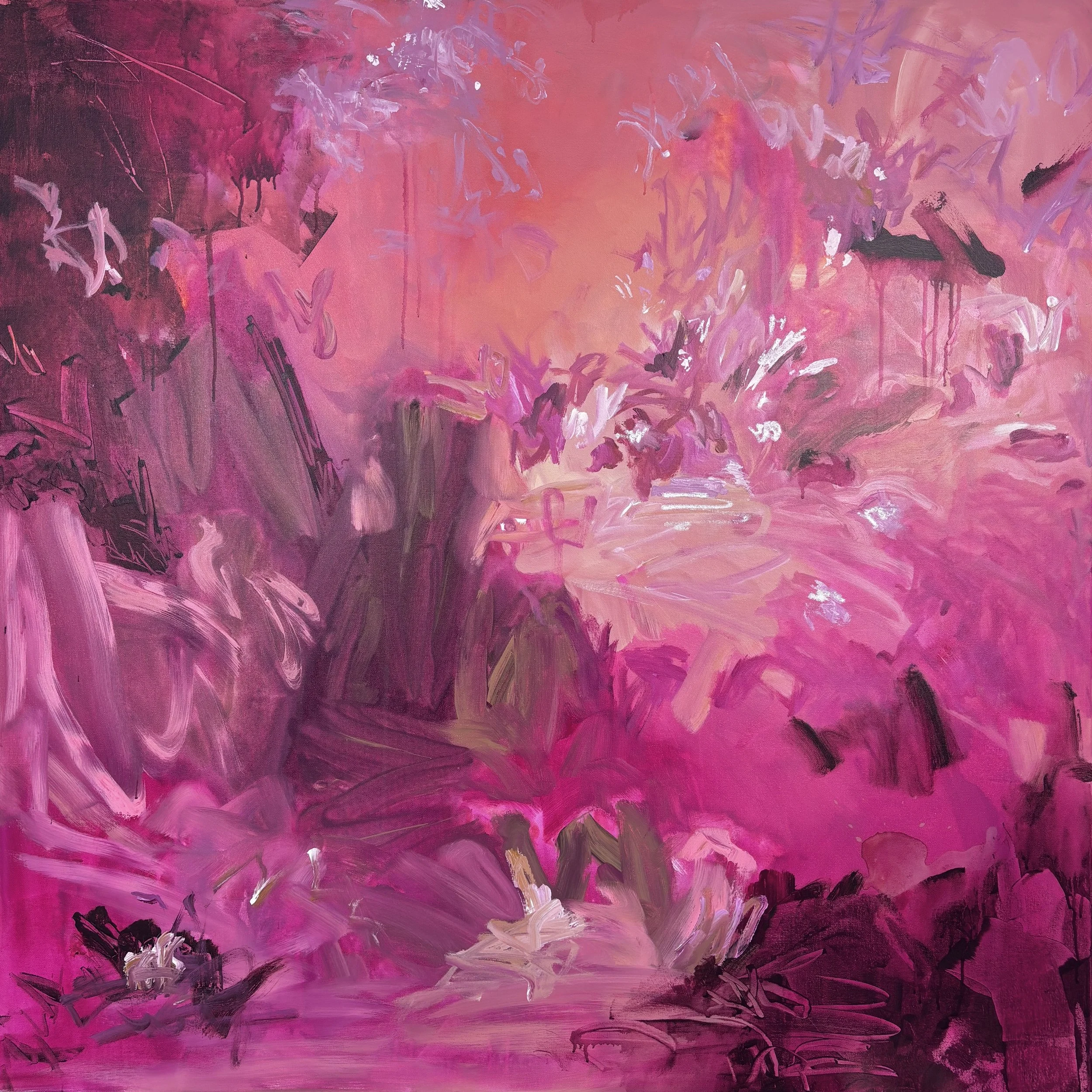 The Fire Within - 48" x 48" - $6000