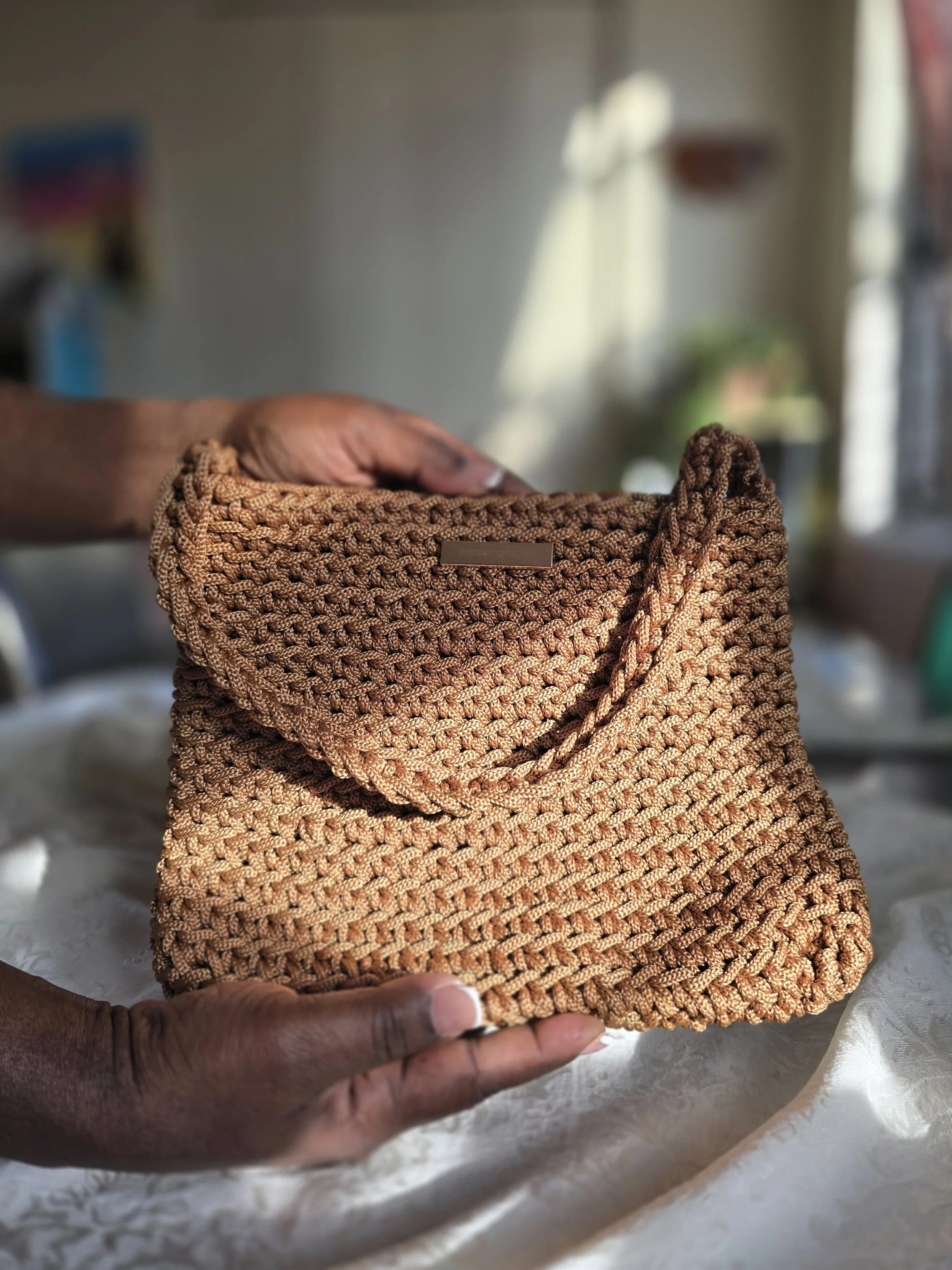 Caramel One-Strap Tote