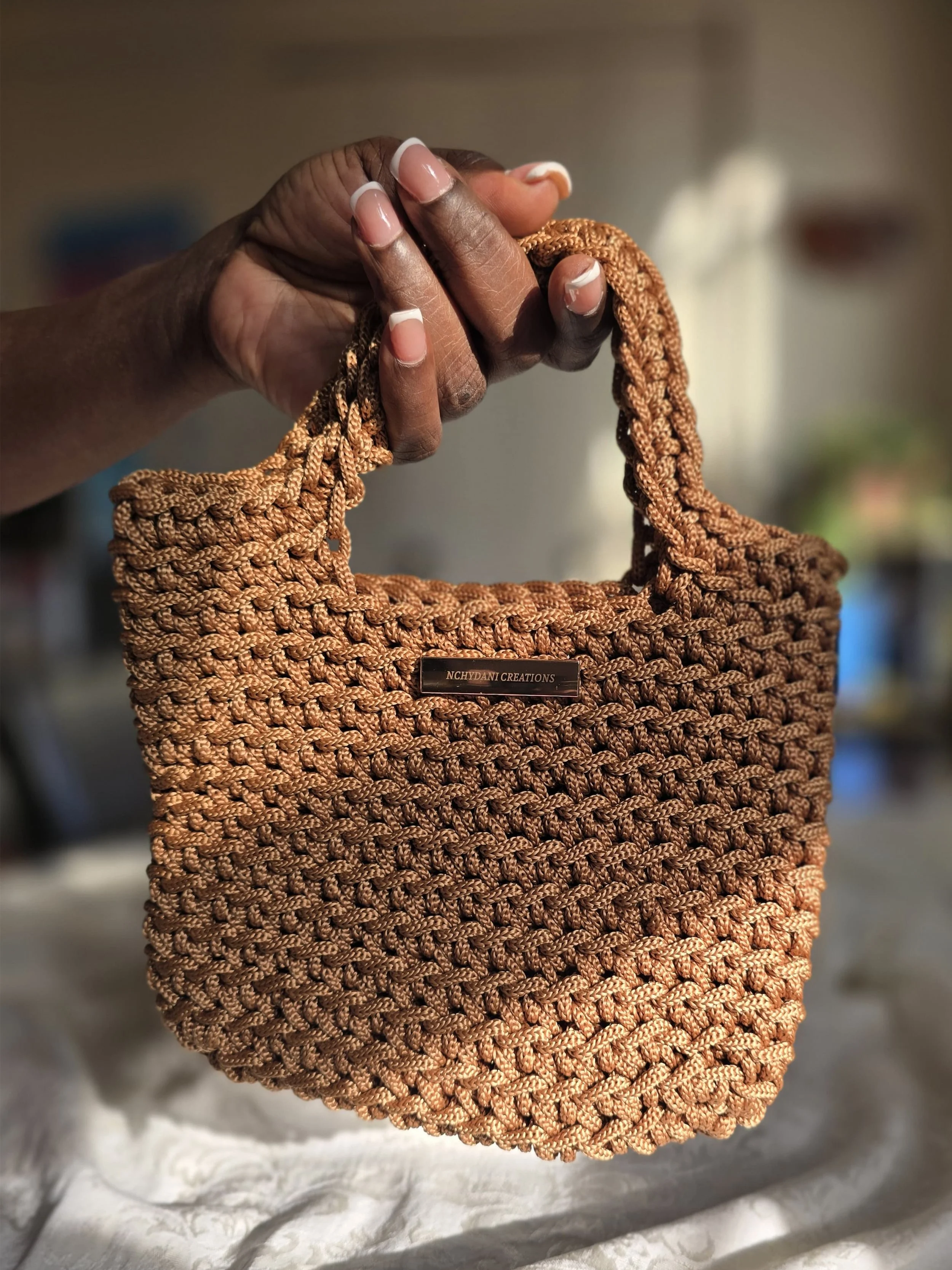 Warm Caramel Mini Tote