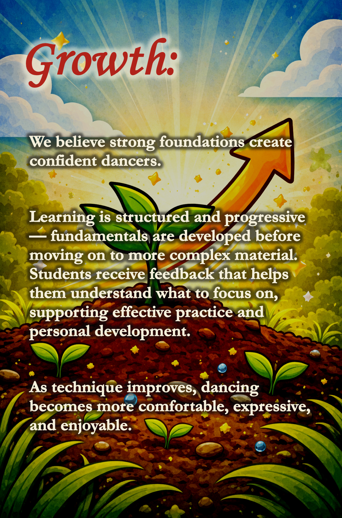 The way we teach and the culture we build in our classes is guided by a set of core values.