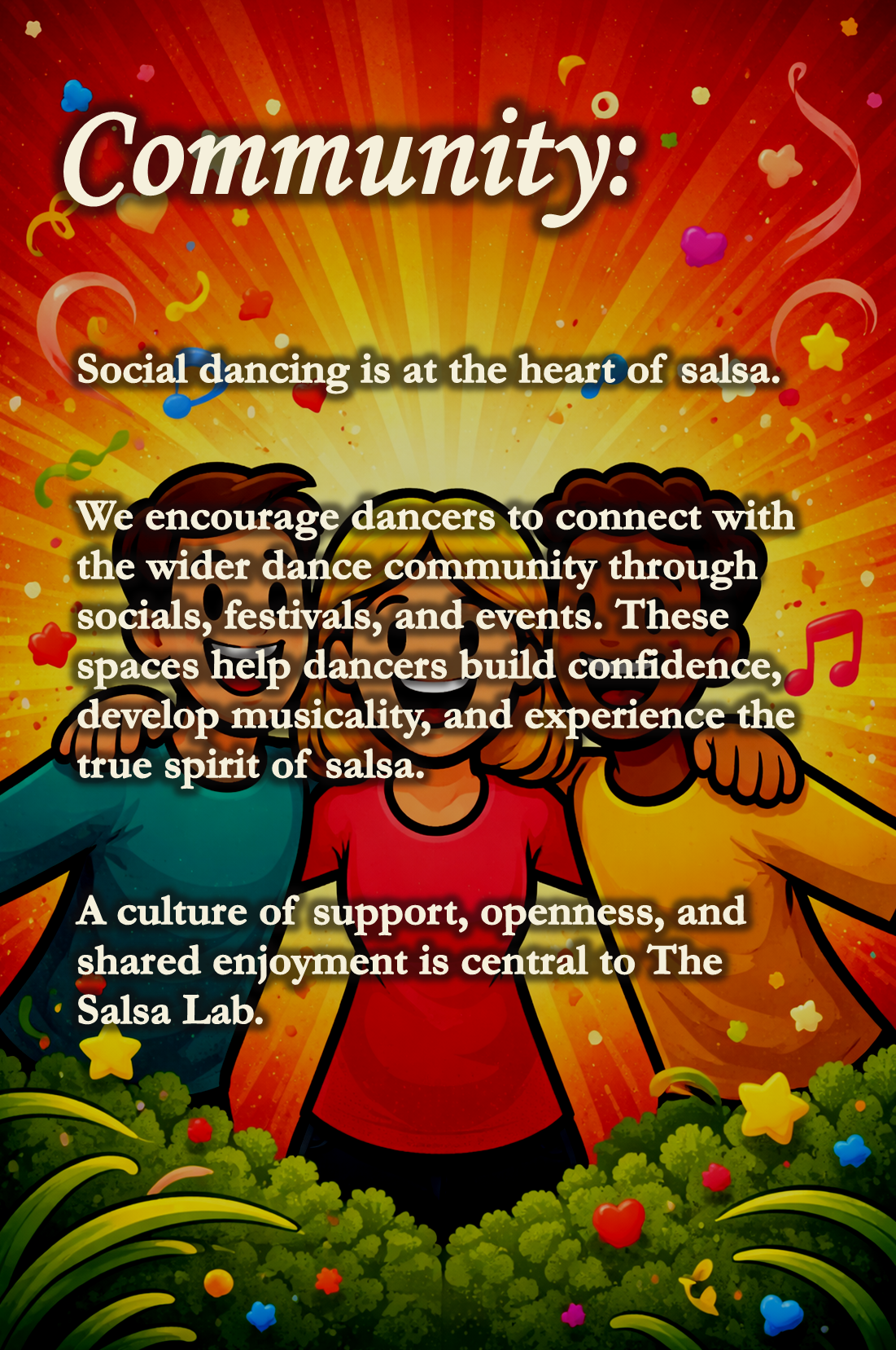 The way we teach and the culture we build in our classes is guided by a set of core values.