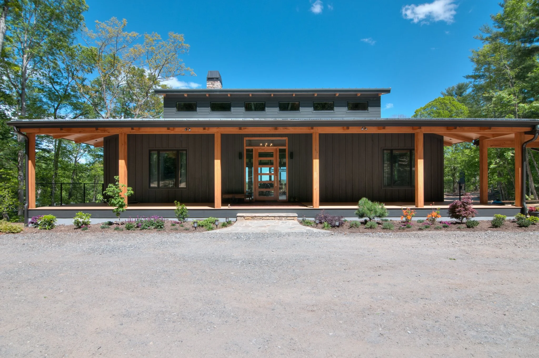 "A Home Of Timber & Light"