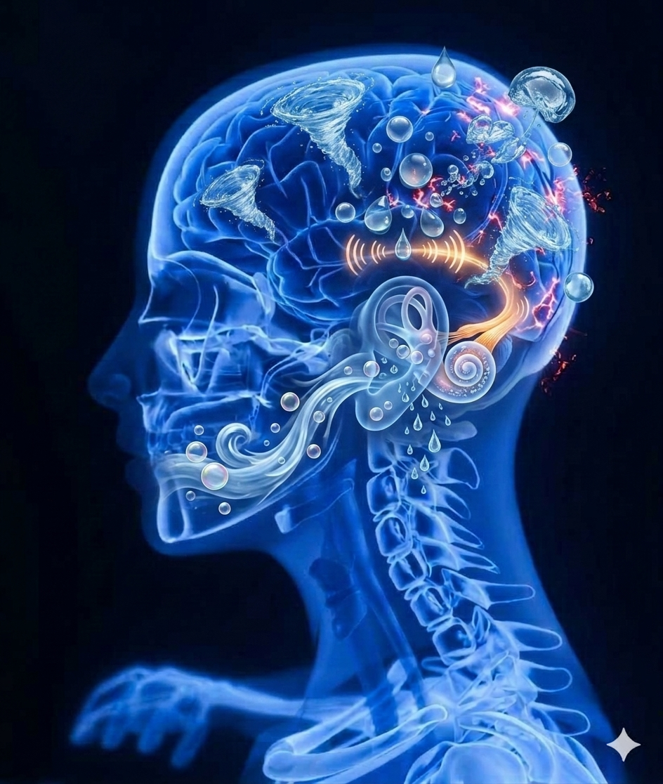 Hearing Fluid in the Head