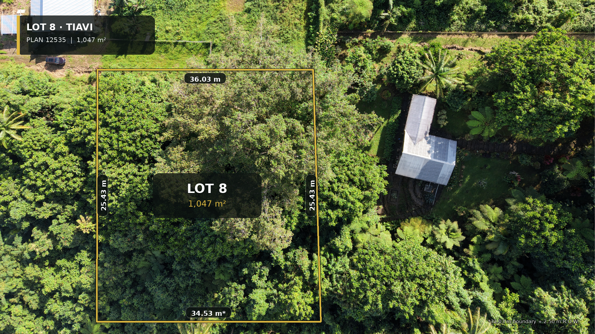 1,047m² Land for Sale in Tiavi, Samoa