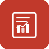Smartphone displaying a financial chart with rising bars and a line graph