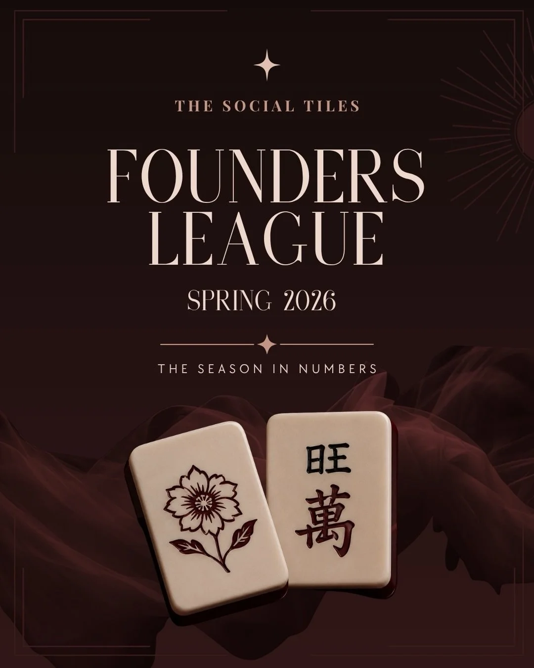 What a season! 🤎🀄️
Over 8 weeks, TST Founders League players logged:

✨241 games played
✨6,730 points scored
✨64 players

But the numbers only tell part of the story. This season was filled with new friendships, competitive hands, big wins, and cou