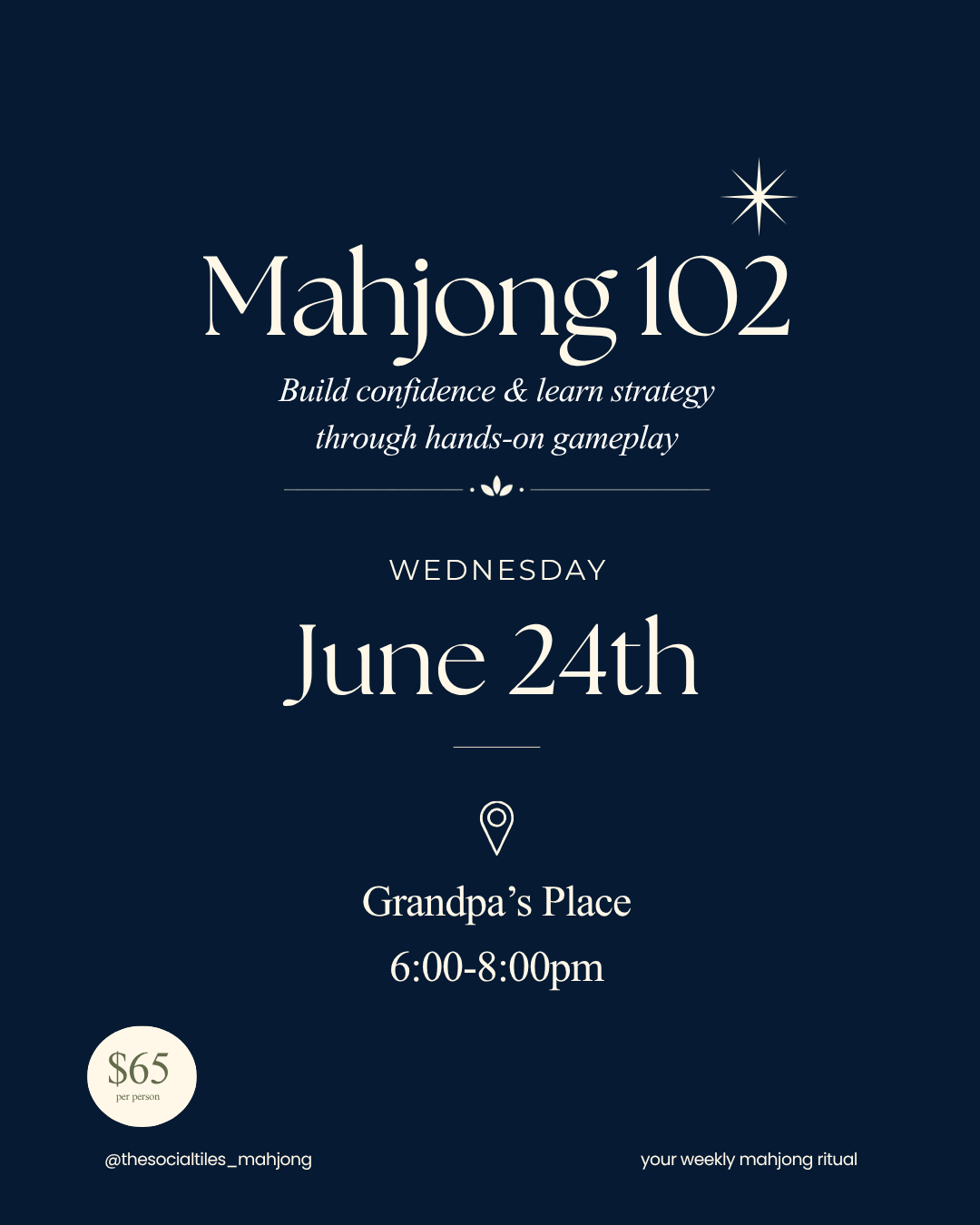 Mahjong 102 at Hackney's on Lake // June 24