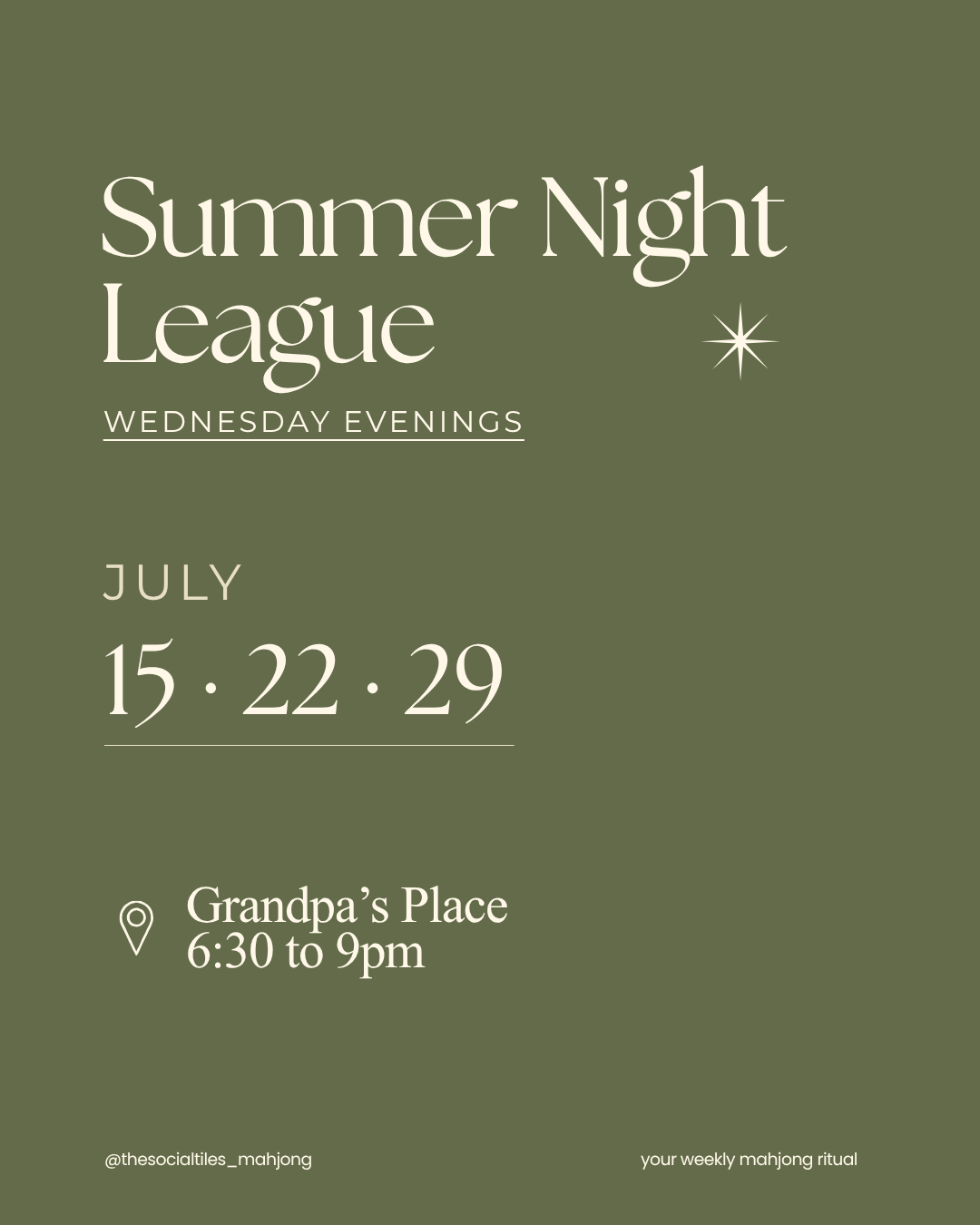 TST Summer League - July Session