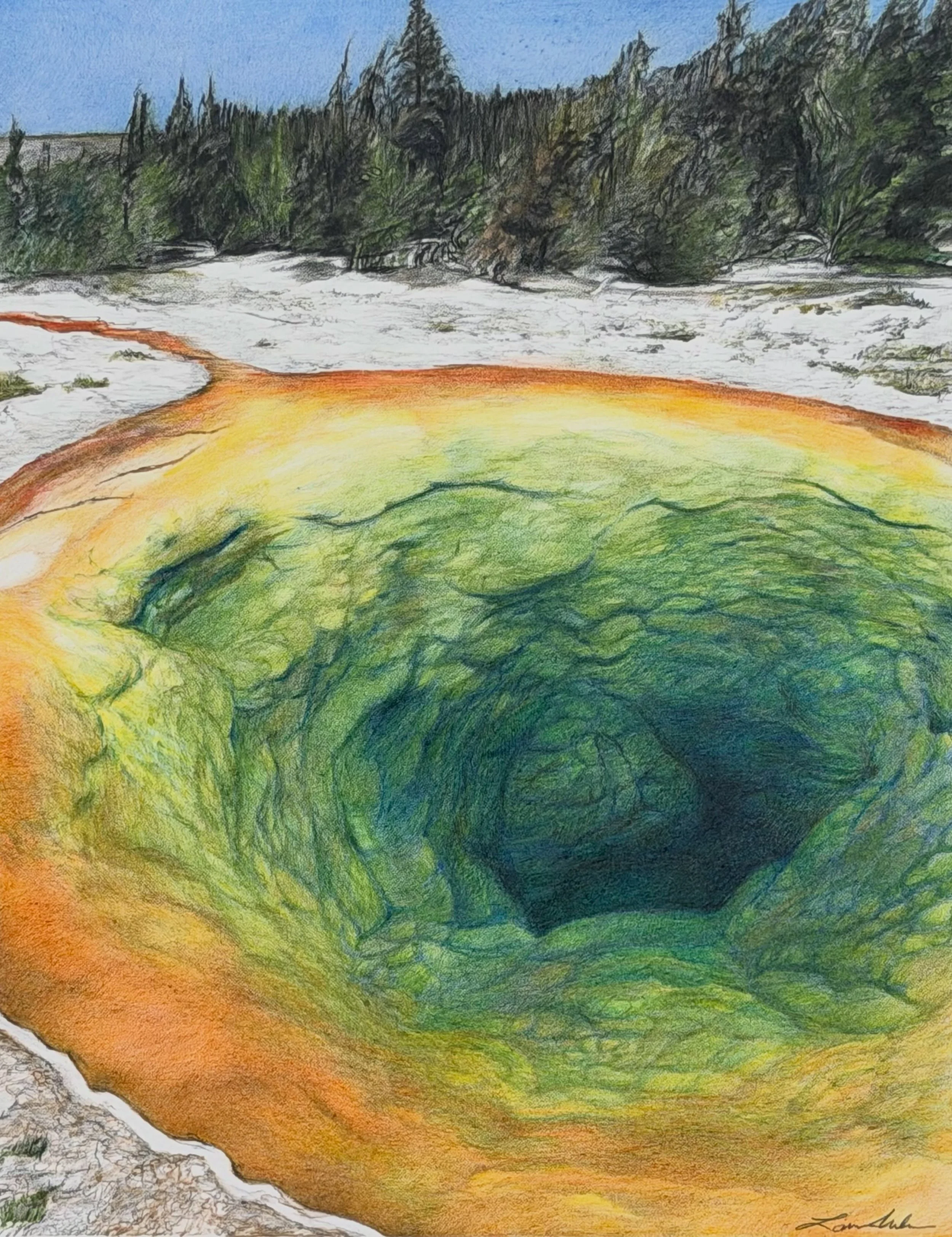NEW WORK 👀 Just finished the first of a new body of work in full color that is focused on national parks, forests, and public lands. It&rsquo;s a call to ACTION to protect what&rsquo;s been set aside for Americans. 

Morning Glory is one of the smal