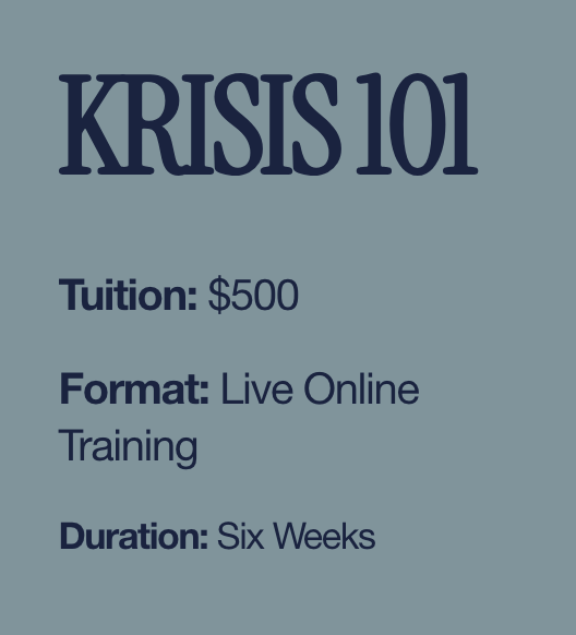 KRISIS 101 Training