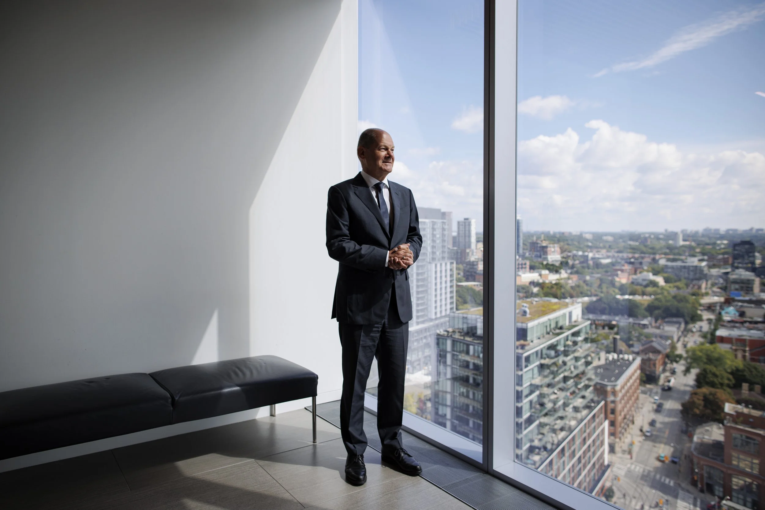 German Chancellor Olaf Scholz, Toronto, Aug. 23, 2022.