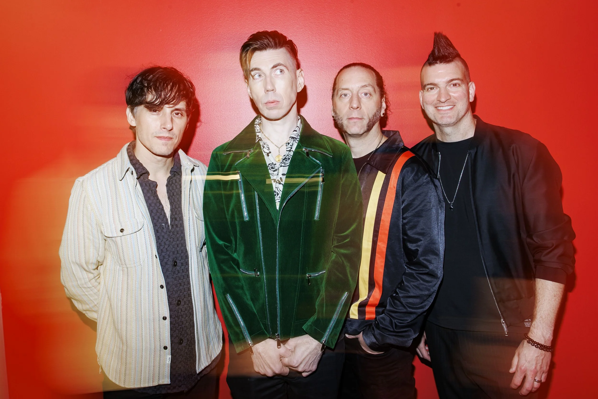 Marianas Trench, from left, Matt Webb, Josh Ramsay, Ian Casselman and Mike Ayley, Toronto, Aug. 19, 2024.