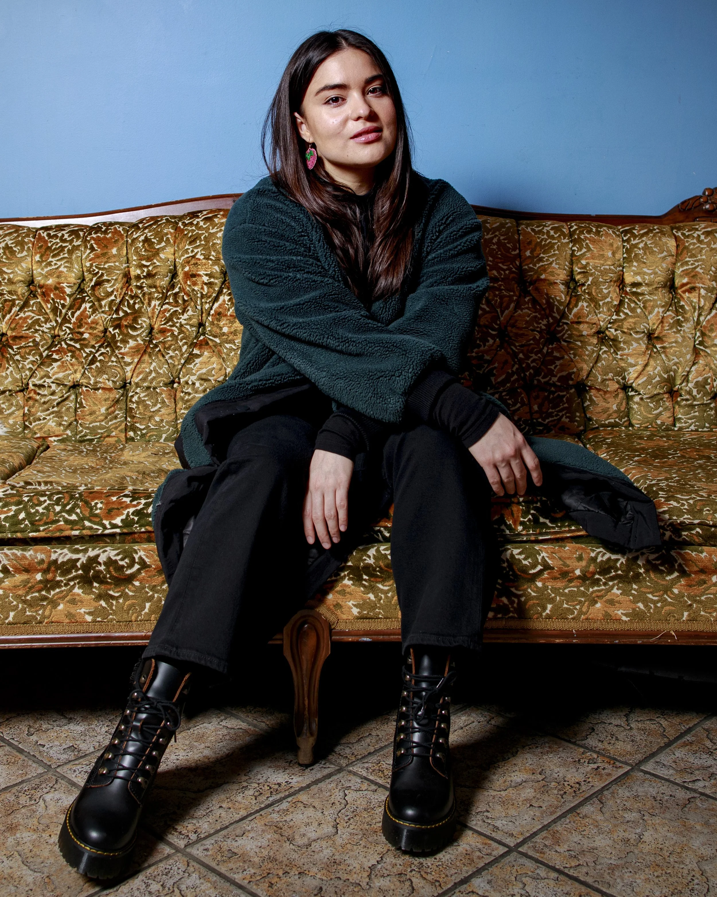 Kawennáhere Devery Jacobs, Toronto, Oct. 26, 2021.