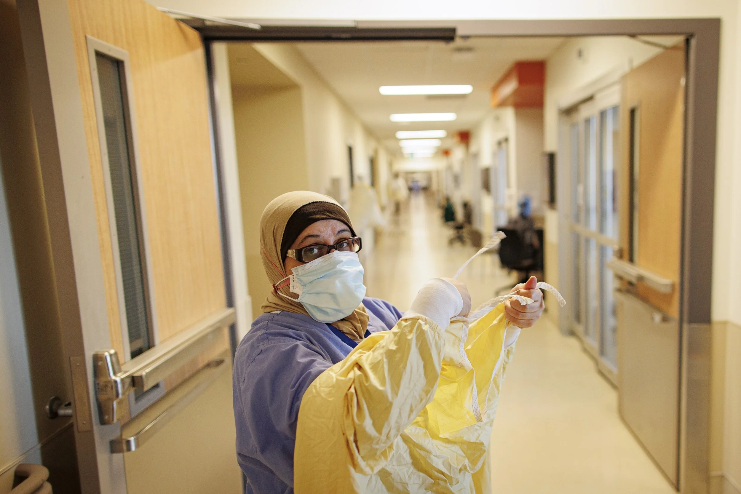 Humber River Hospital ICU, Toronto, Jan. 25, 2022.