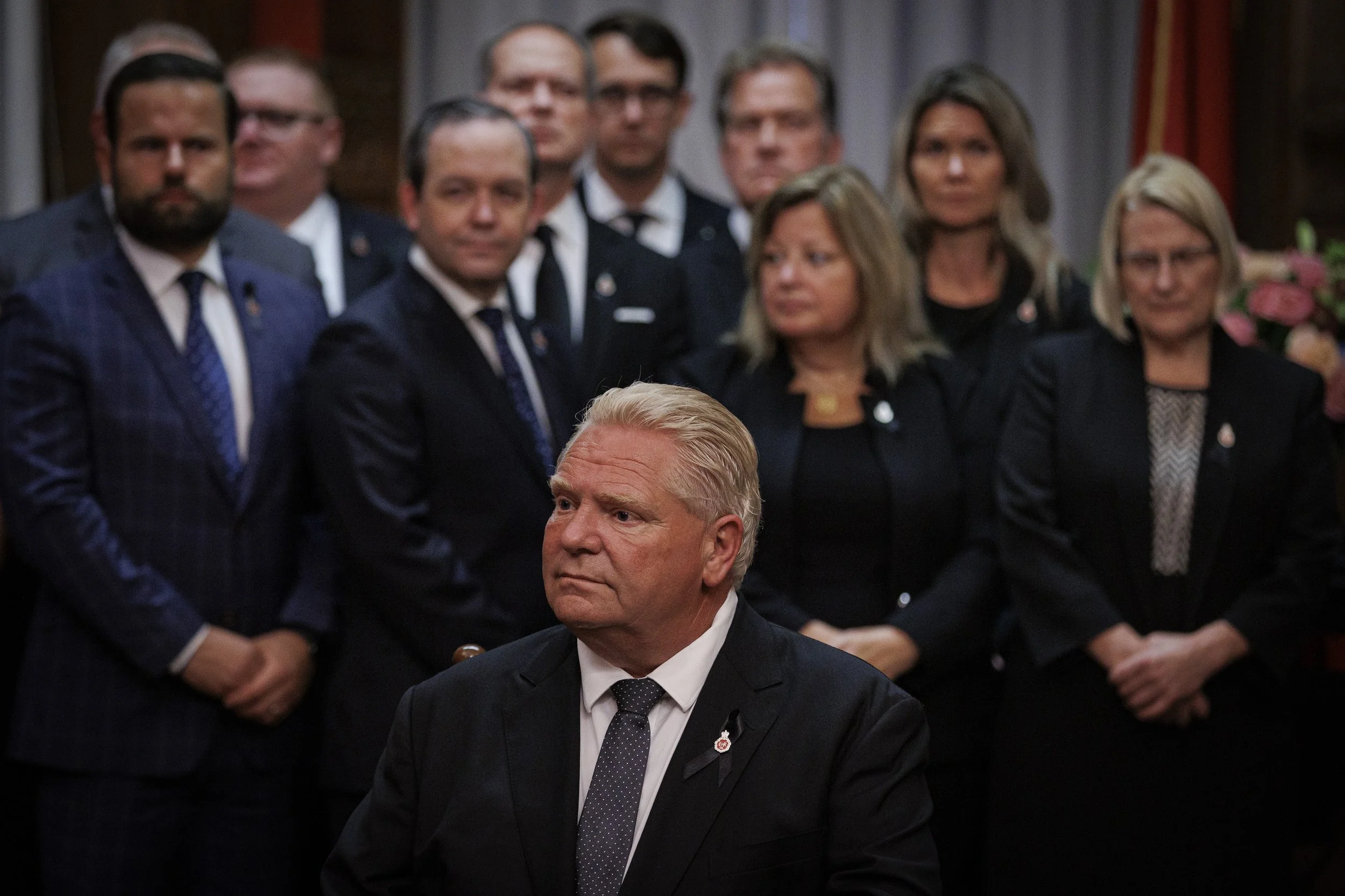 Premier Doug Ford, accession ceremony for King Charles III, Toronto, Sept. 12, 2022.