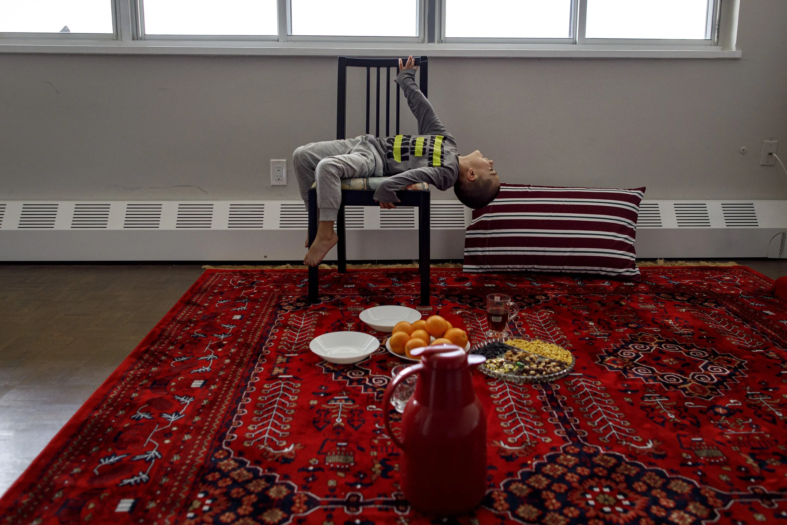 Afghan refugee, Toronto, Nov. 24, 2021.