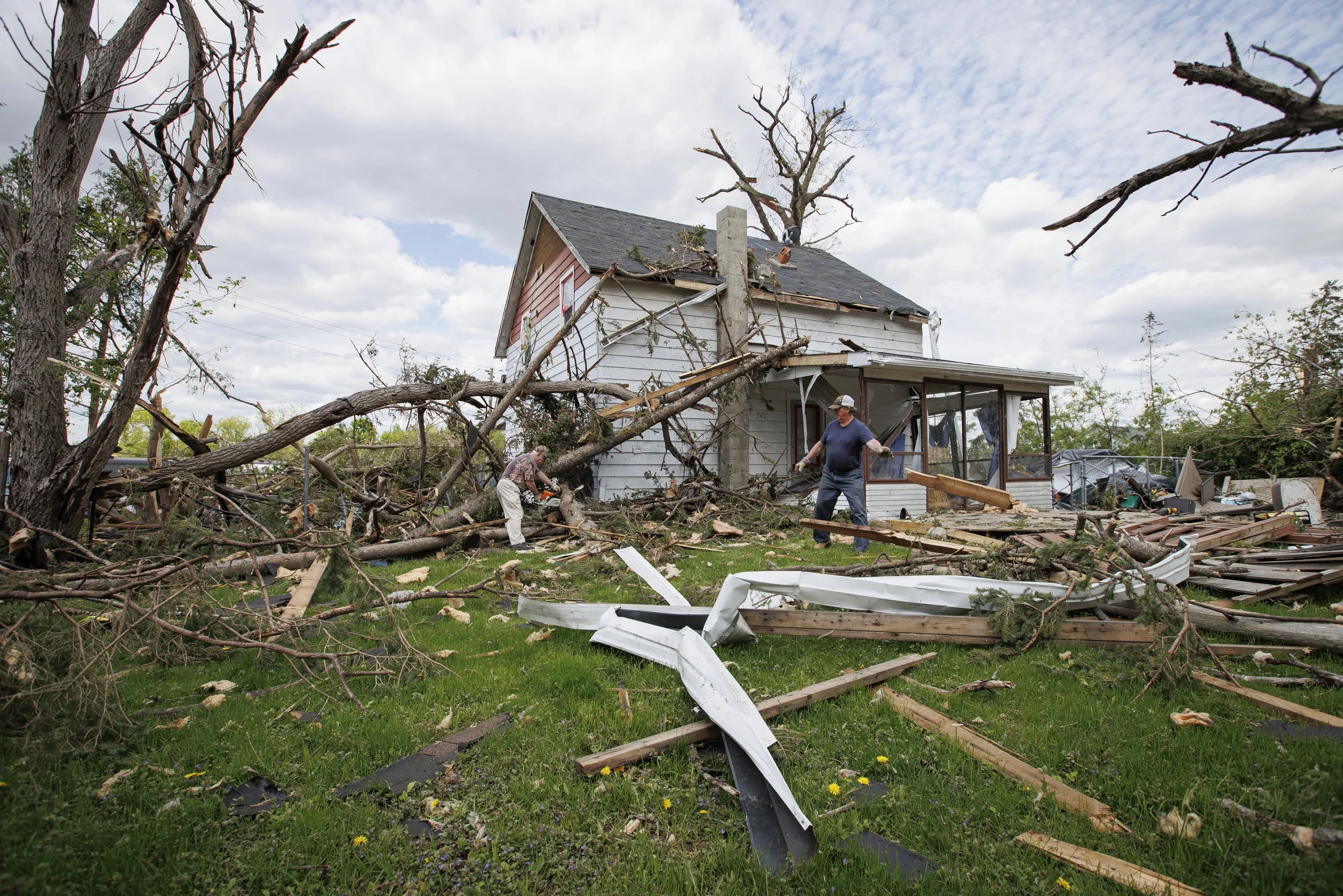 Tornado damage, Uxbridge, Ont., May 24, 2022.