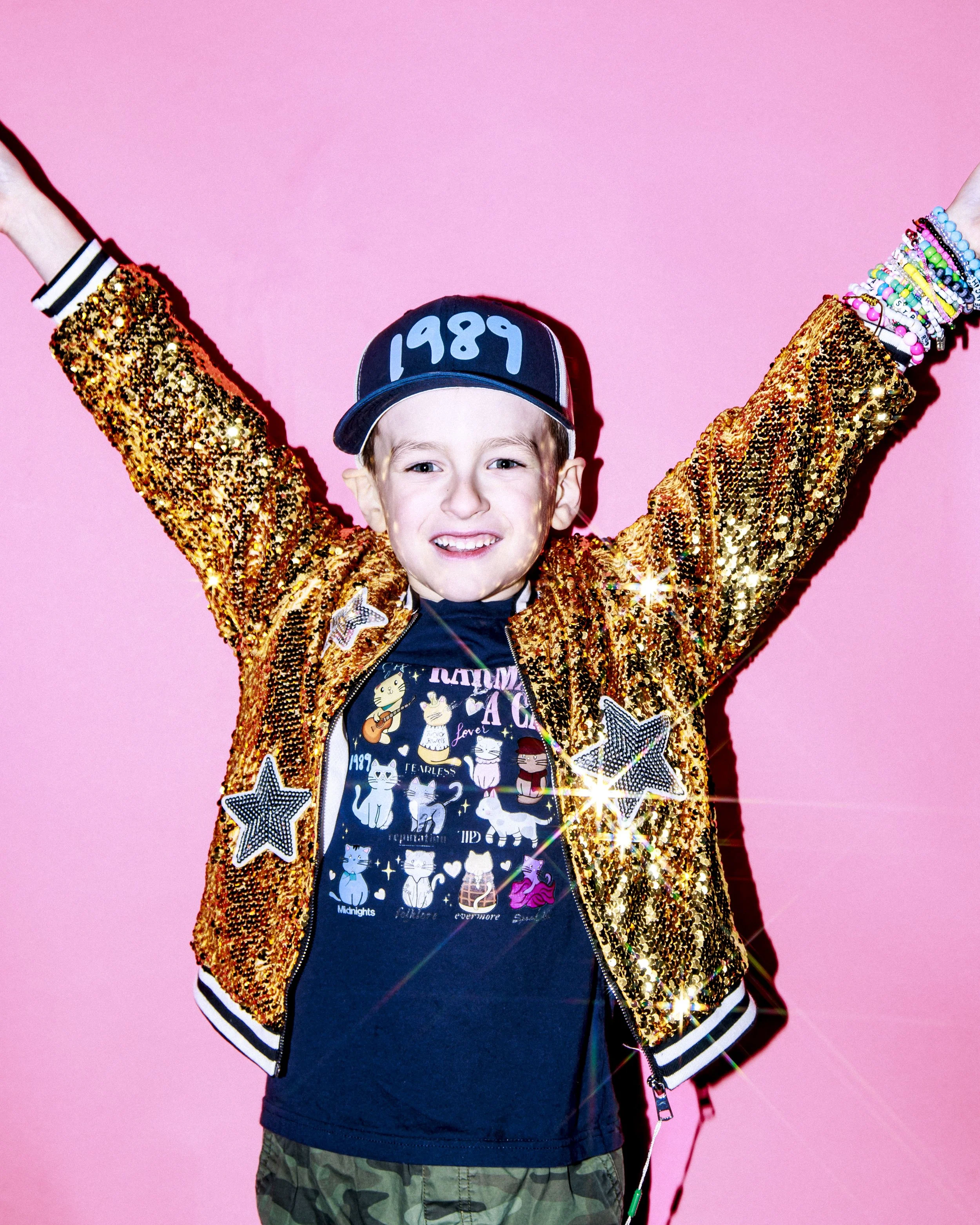 Swiftie Avery Noble, 7, Nov. 21, 2024.
