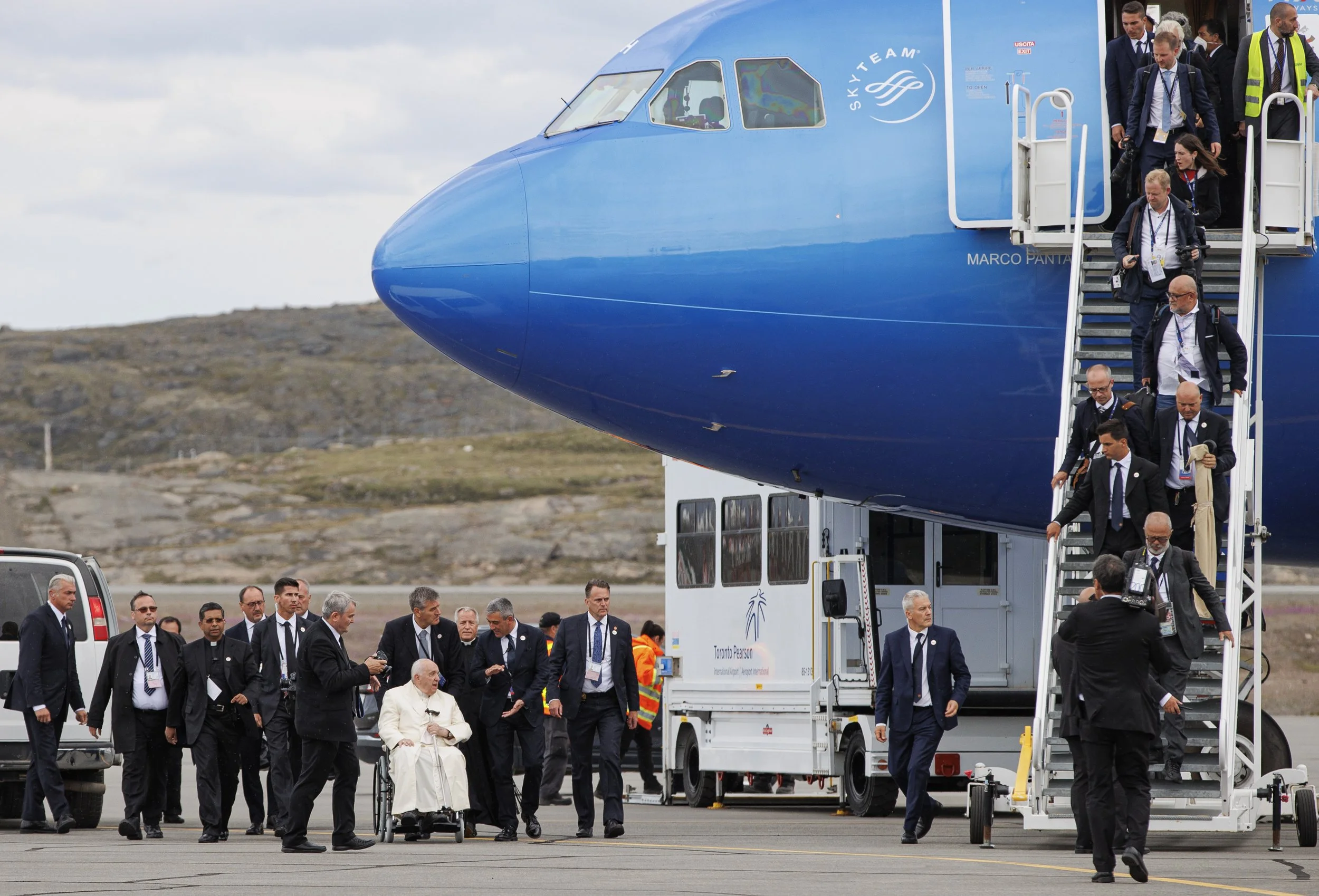 Apology tour, Pope Francis, Iqaluit, July 29, 2022.