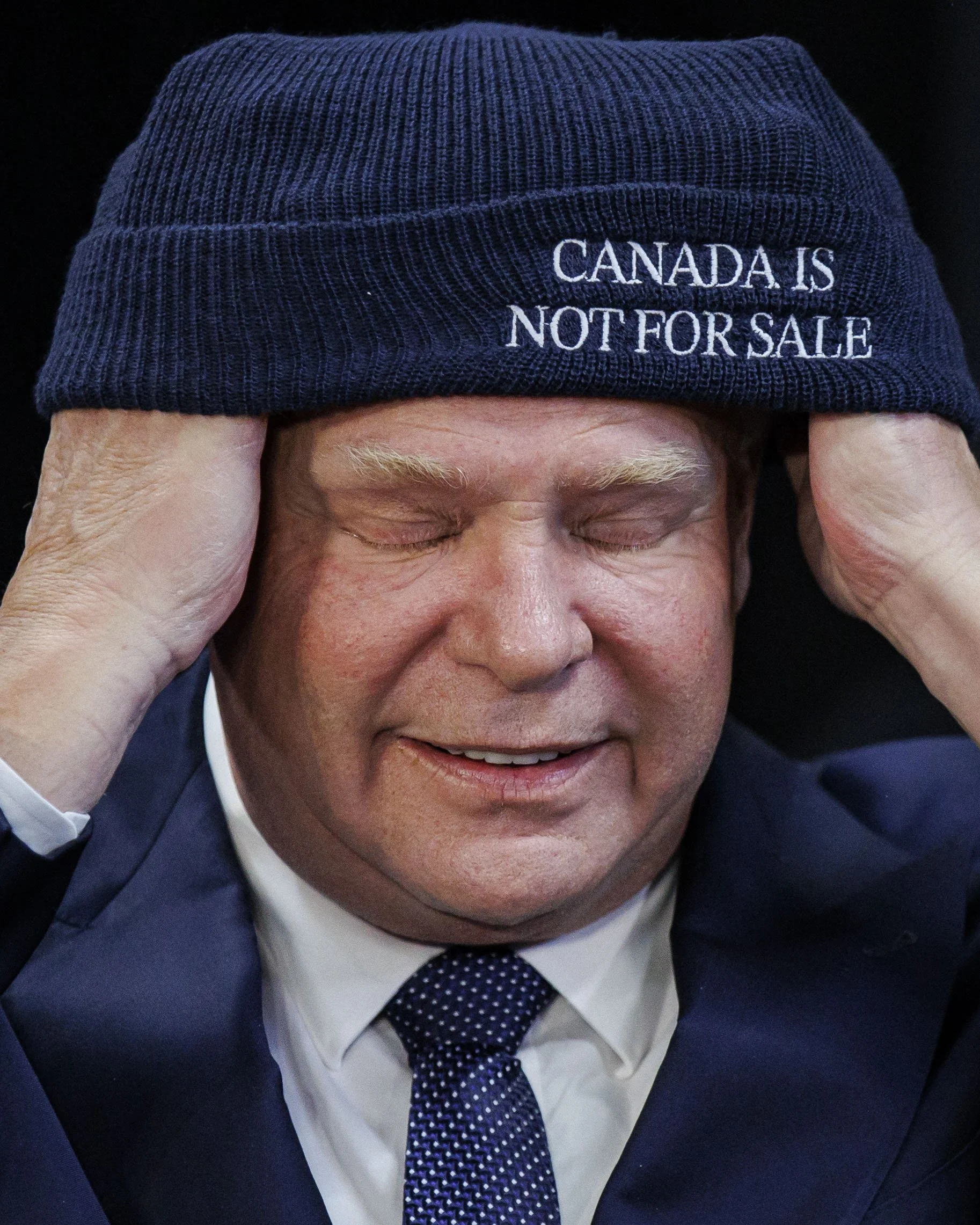 'Captain Canuck,' Premier Doug Ford, Toronto, Jan. 28, 2025. 