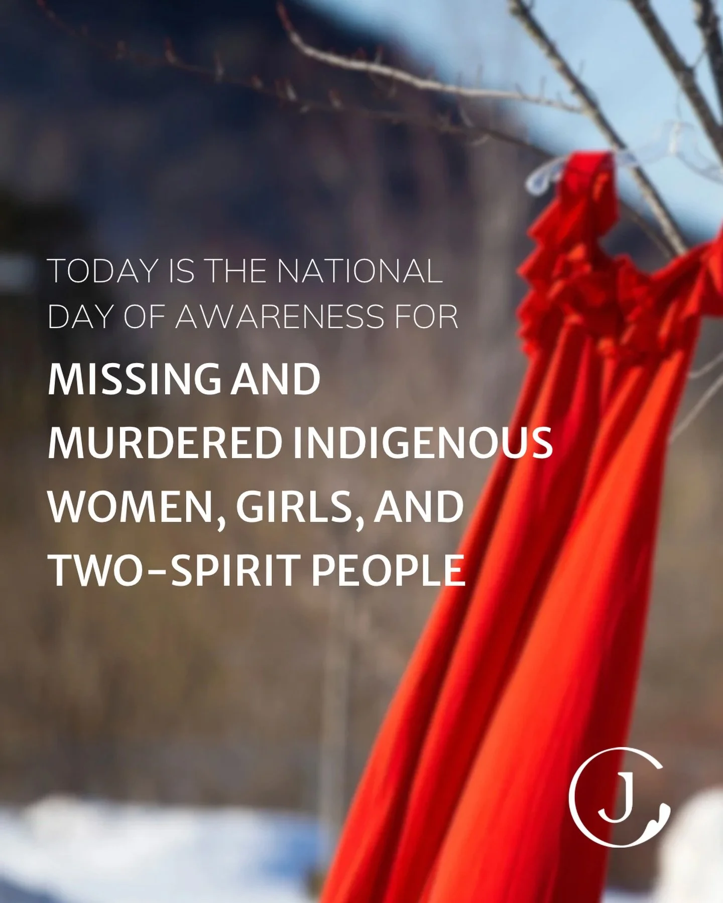 Today is Red Dress Day, the National Day of Awareness for Missing and Murdered Indigenous Women, Girls and Two-Spirit People. 

We recognize that this is not just a day of remembrance, but a call to address the systemic gaps that continue to impact o
