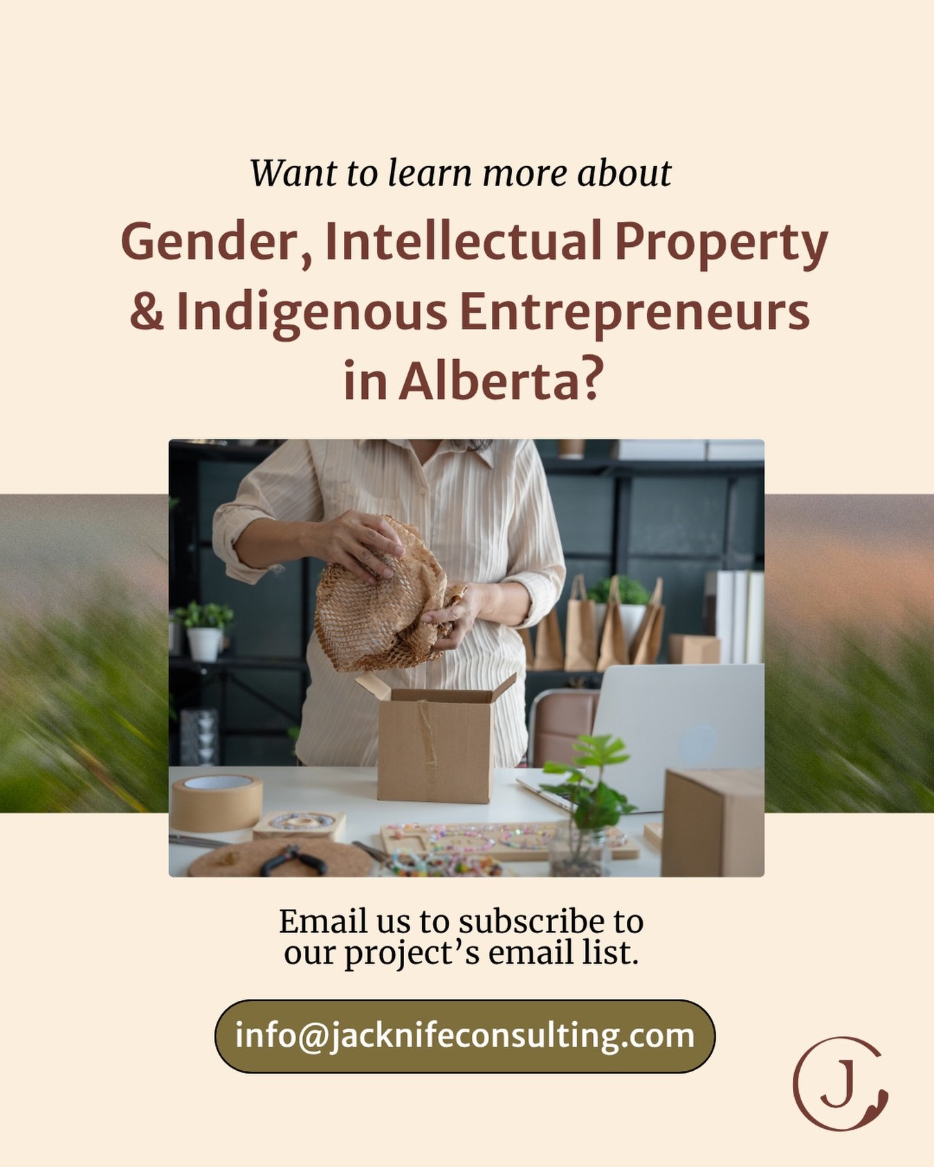 Want to learn more about how Indigenous women, Two-Spirit, and gender-diverse entrepreneurs in Alberta protect their traditional knowledge (IK) and Indigenous Cultural Expressions (ICEs) within intellectual property (IP) systems?

Join our email list
