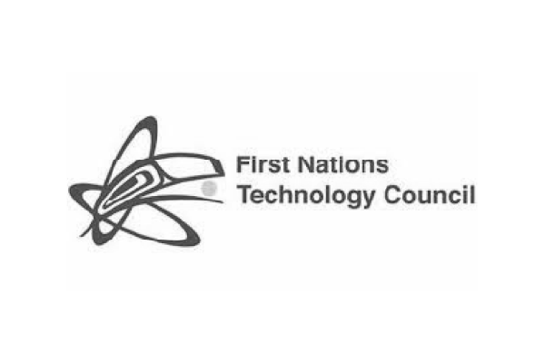 Logo of the First Nations Technology Council with a stylized butterfly design.
