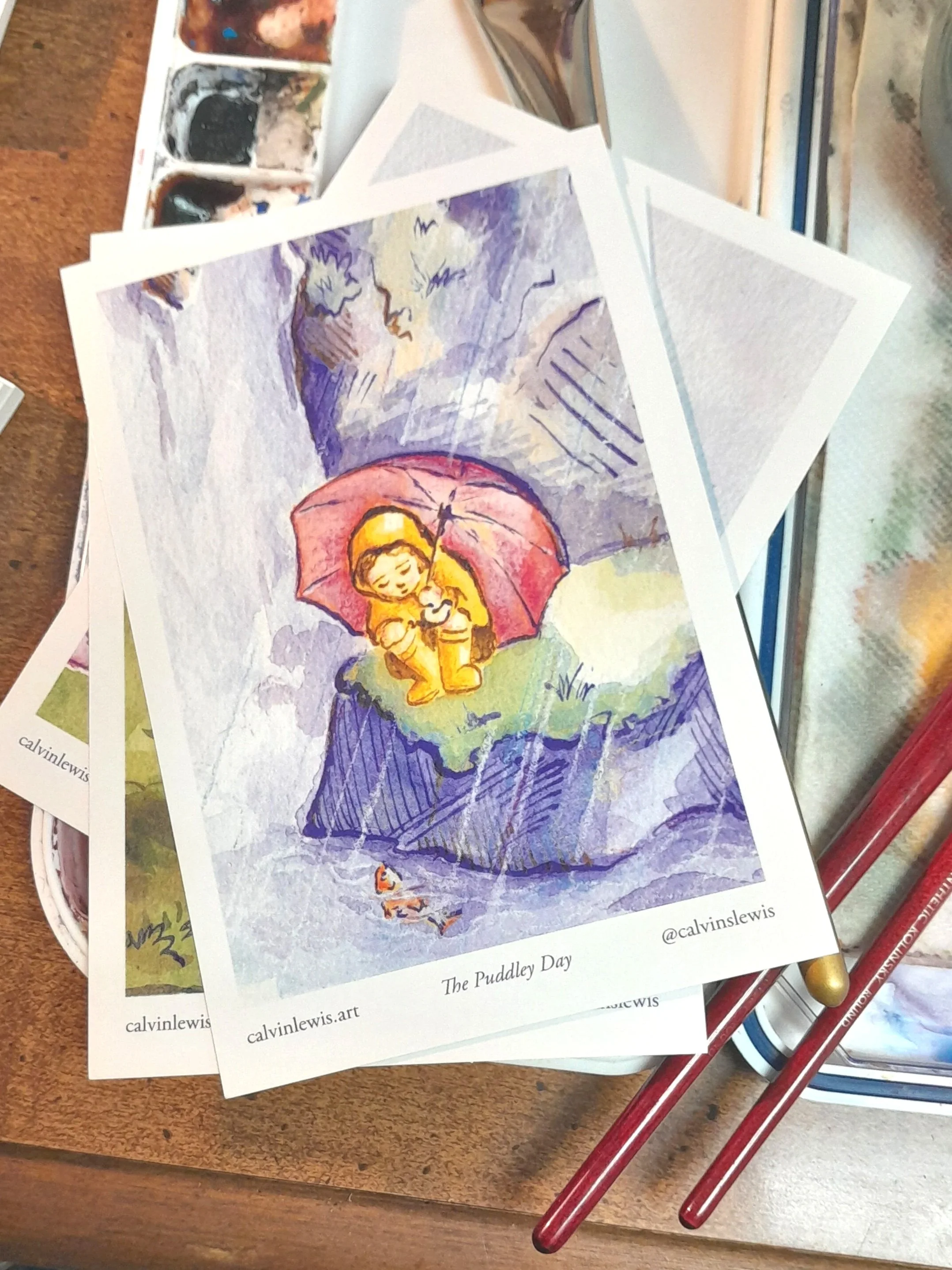 The Puddley Day Postcard