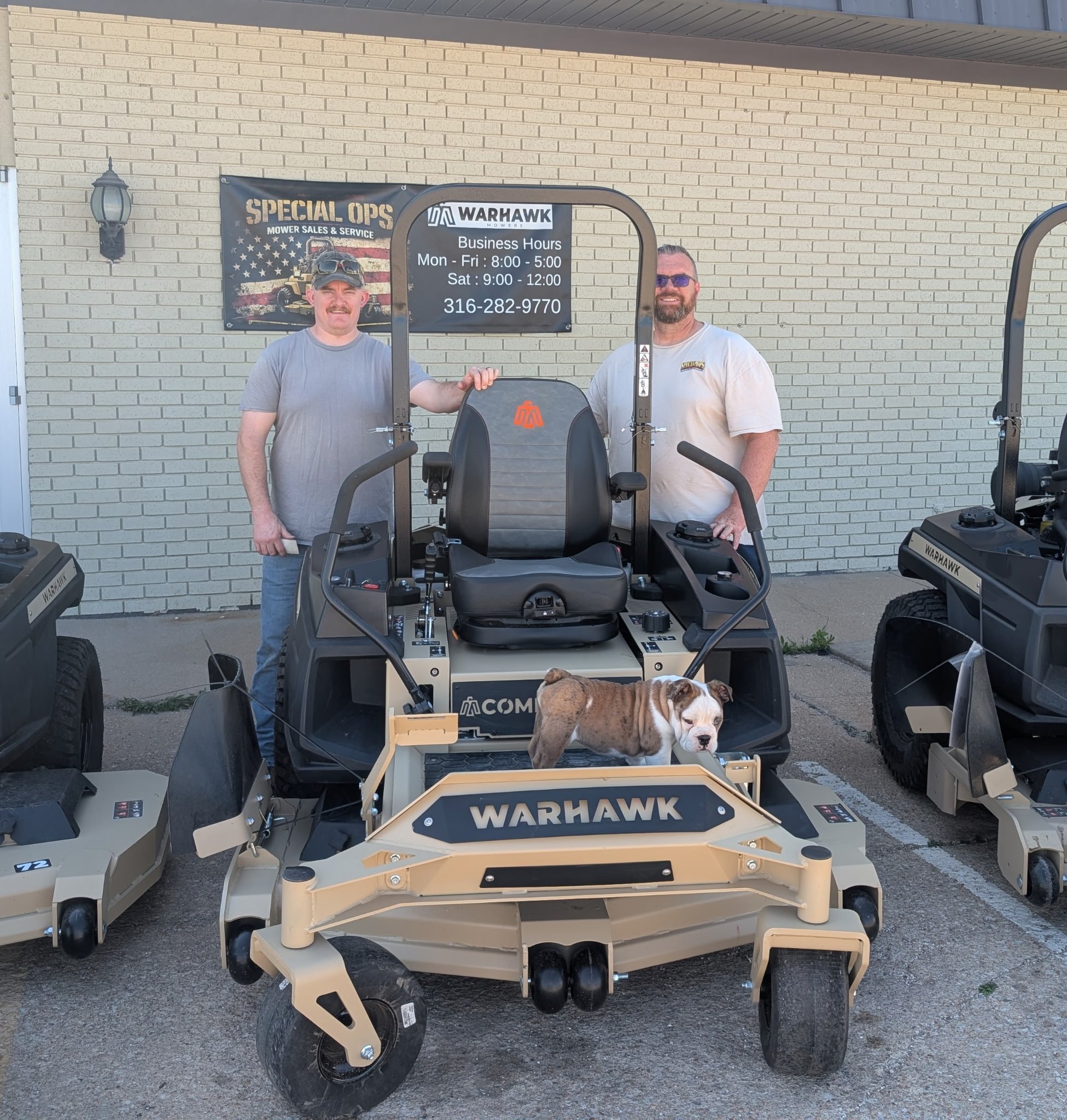 Buying a Warhawk Mower at a Local Dealer