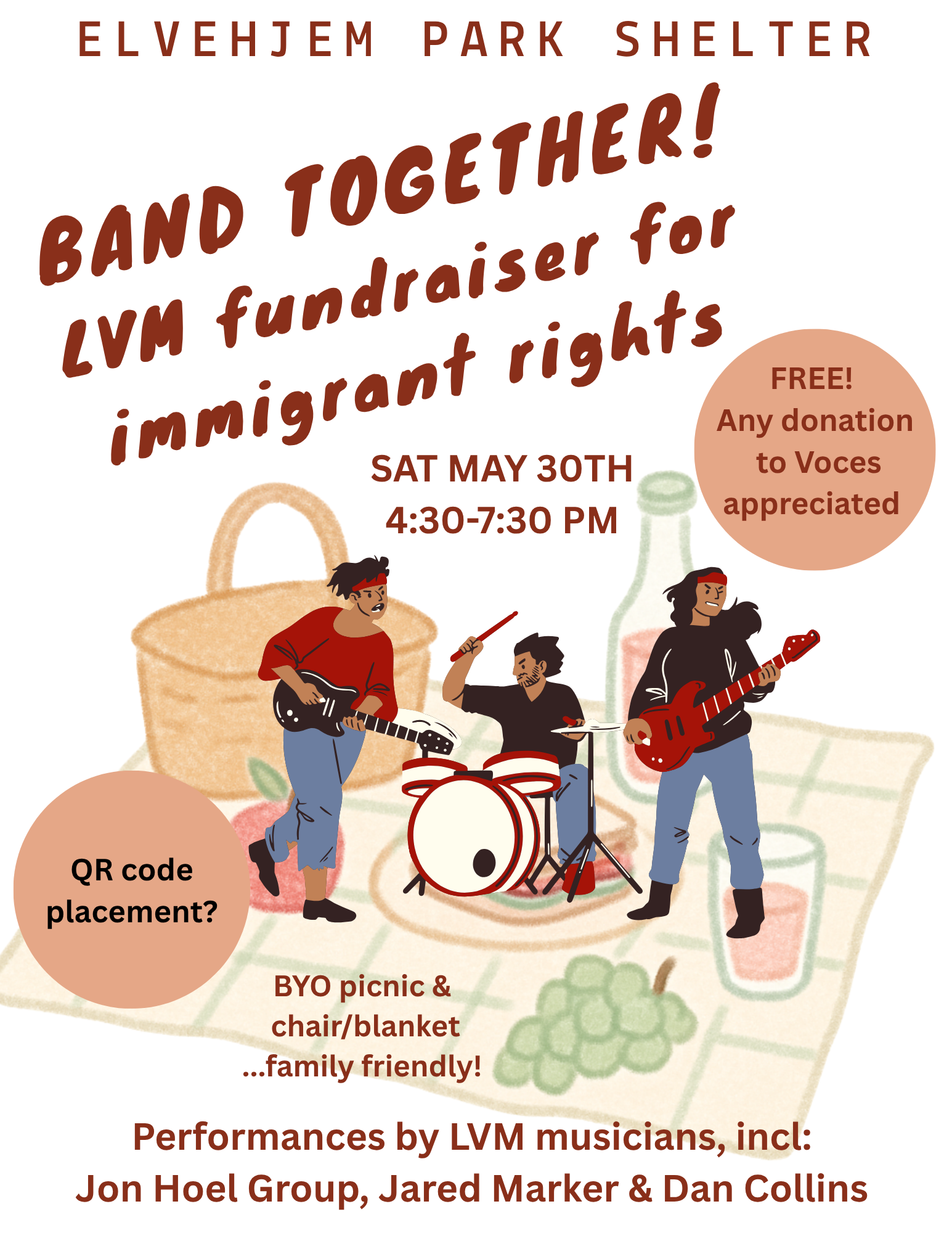 Band Together! Fundraiser for immigrant rights