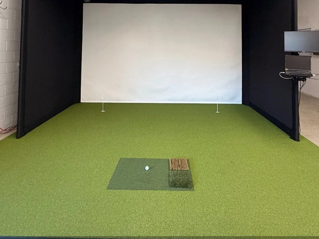 Sim Cages - 15' Putting Floor w/ built in Hitting Mat