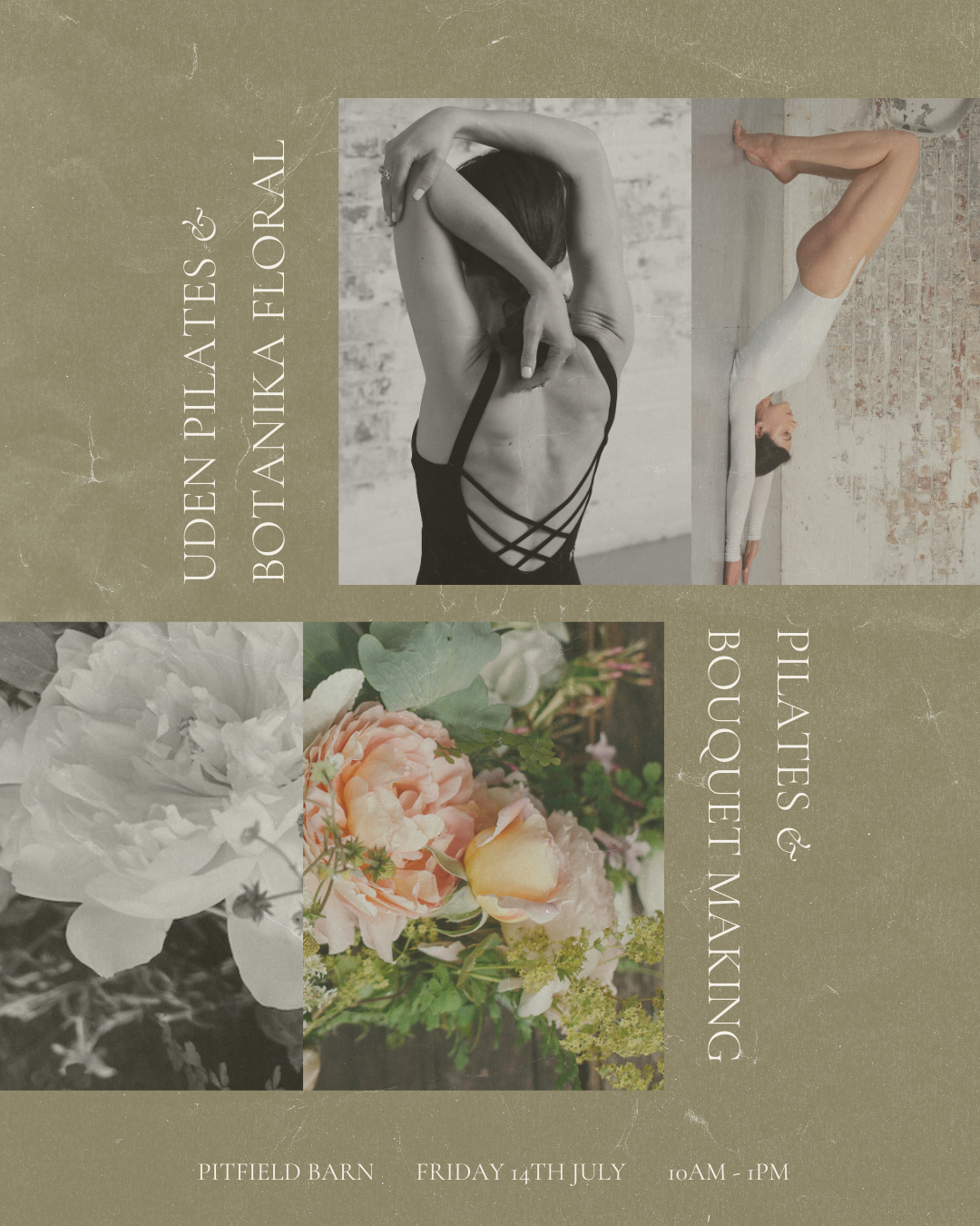 Pilates + Bouquet Making with Uden Pilates + Botanika Floral