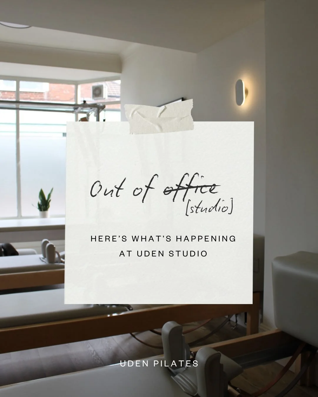 Out of studio - Italy retreat mode is officially on 🇮🇹

Isaura off this coming week too, but the beautiful Emily is looking after the studio and holding everything together 🙏

She&rsquo;s got a few 1:1 spots left Wed&ndash;Fri mornings. Head to th