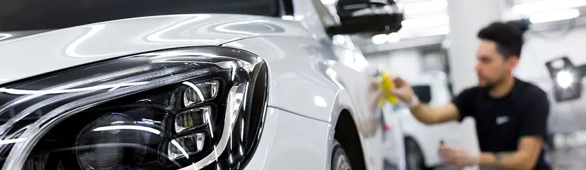 Renovering av matta strålkastarglas