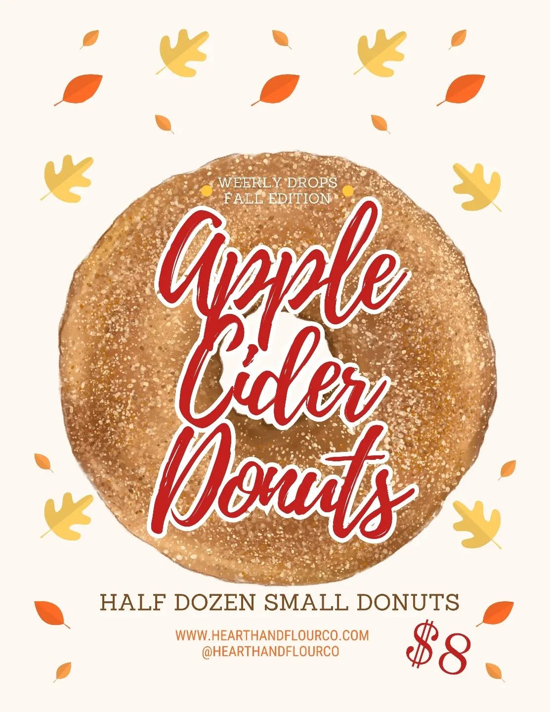 I'm definitely ready for fall...I just wish NC would get with the program. 😆
These baked cake donuts are light, airy and just the right amount of sweet. I would absolutely pair them with you're favorite fall drink from @shebrewscoffeellco when she's