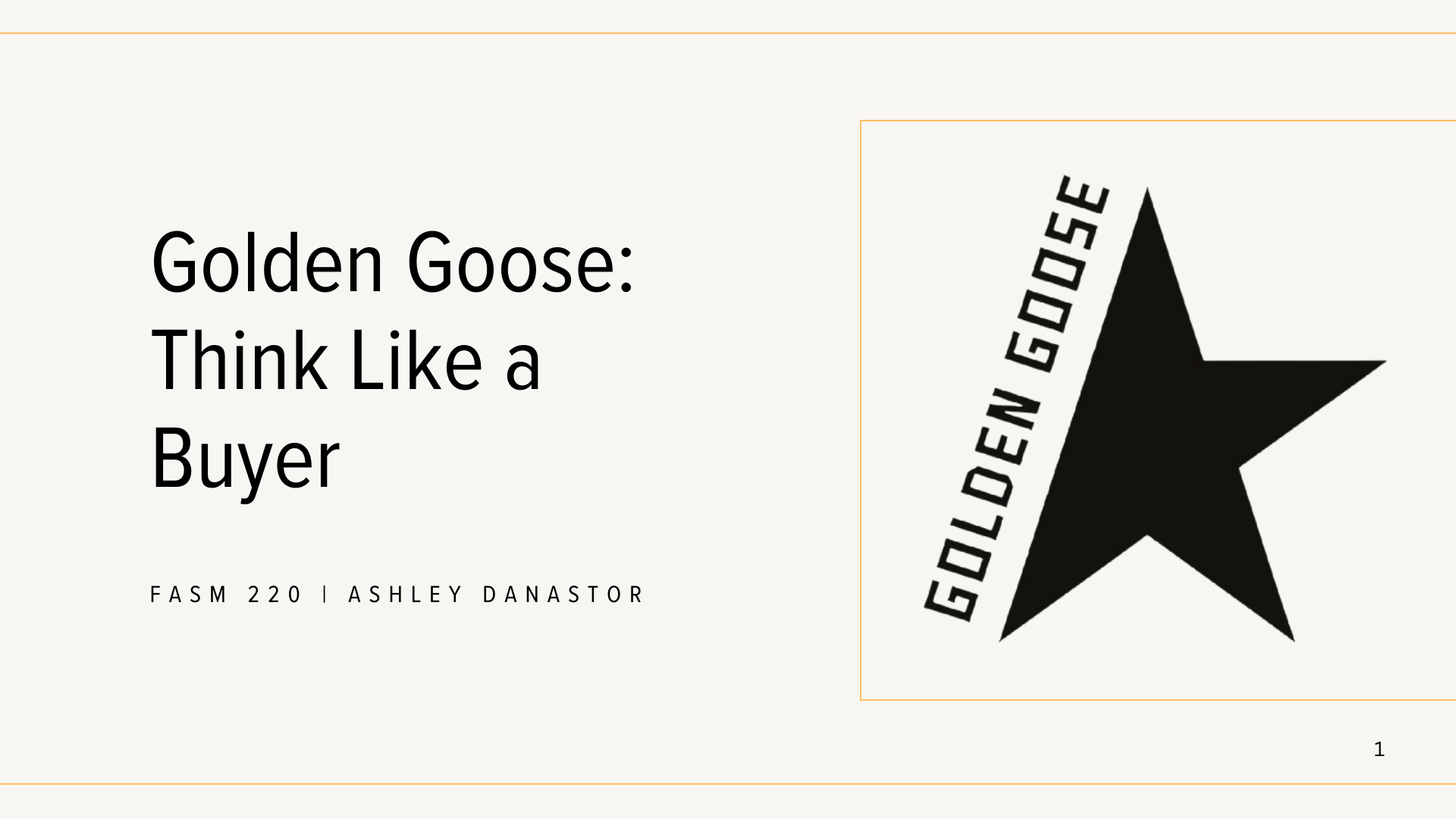 Golden Goose: Luxury Brand Market Analysis